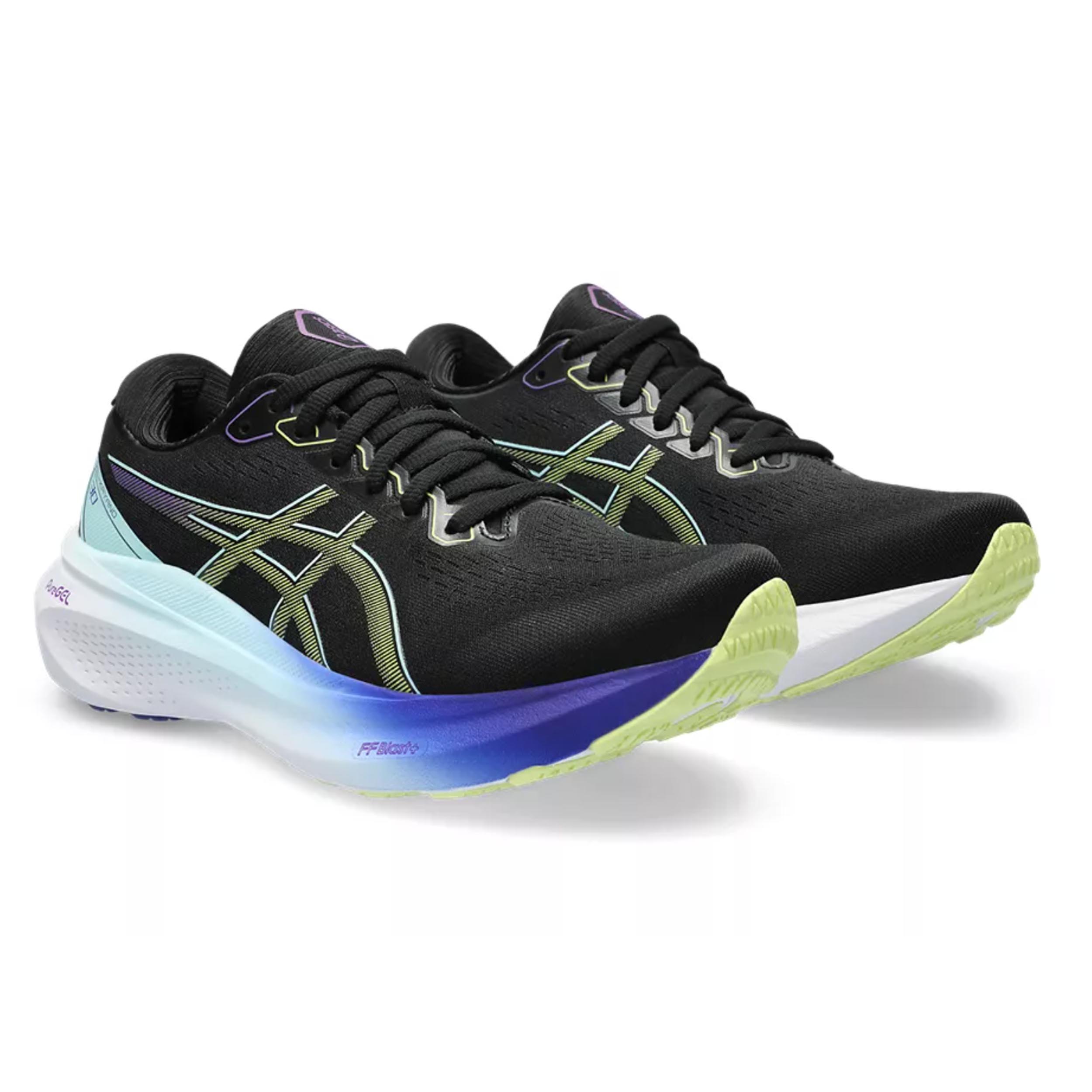 Asics 1012B357 Gel-Kayano 30 Women Black/Glow Yellow