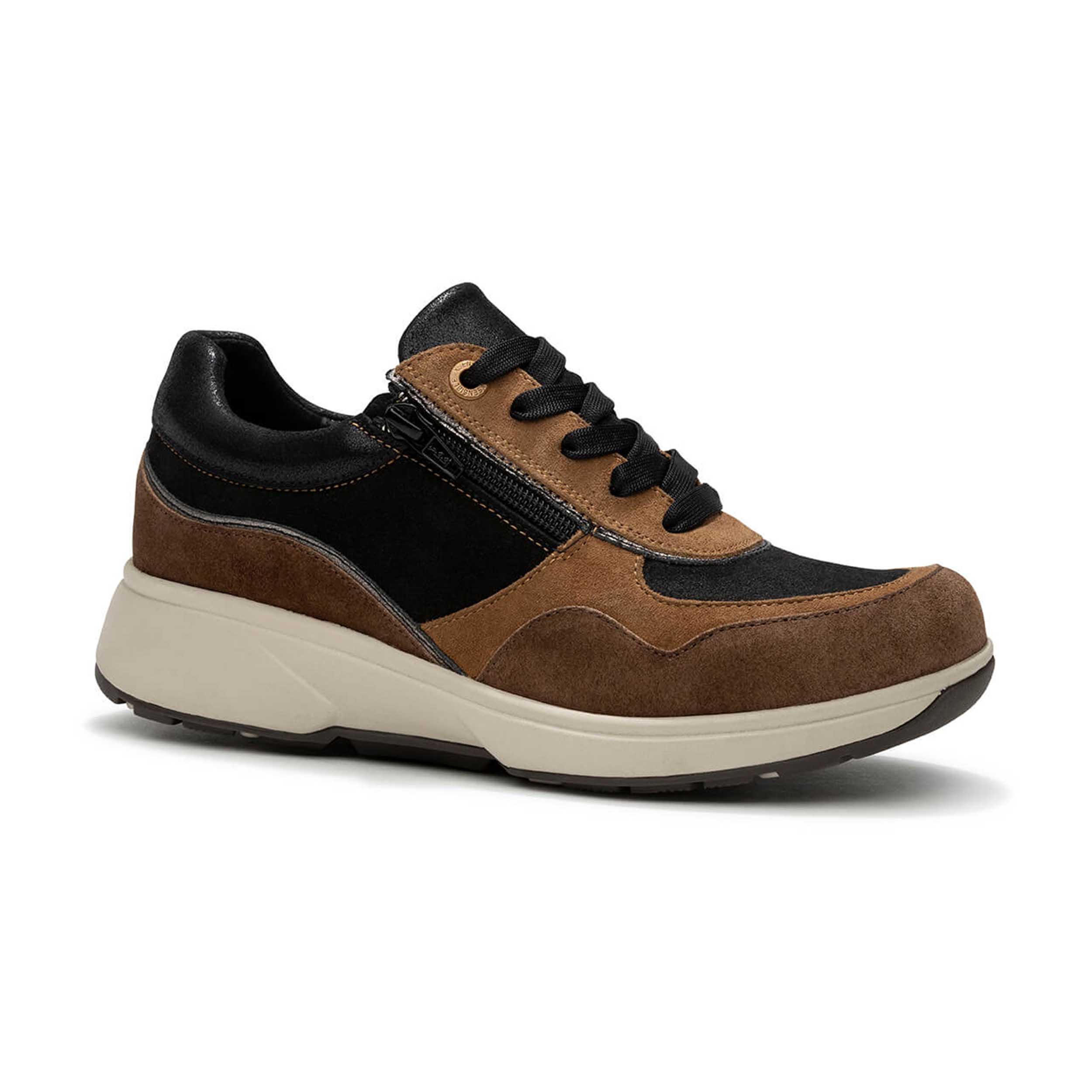 Xsensible 30204.2 Sneaker Lima Dark Brown Combi Hx