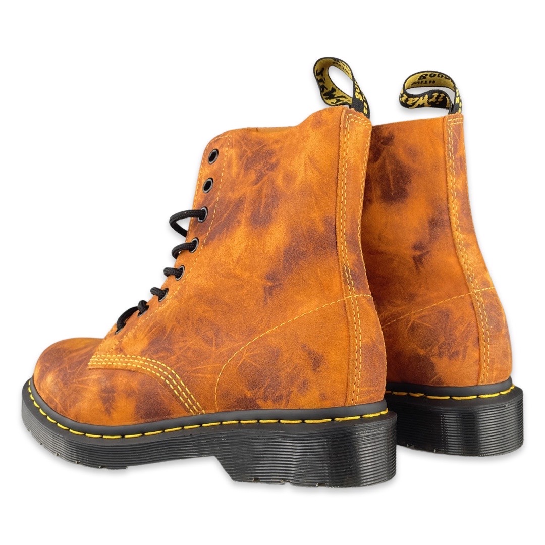 Dr. Martens 1460 Pascal Burnt Orange Grunge Tie Dye