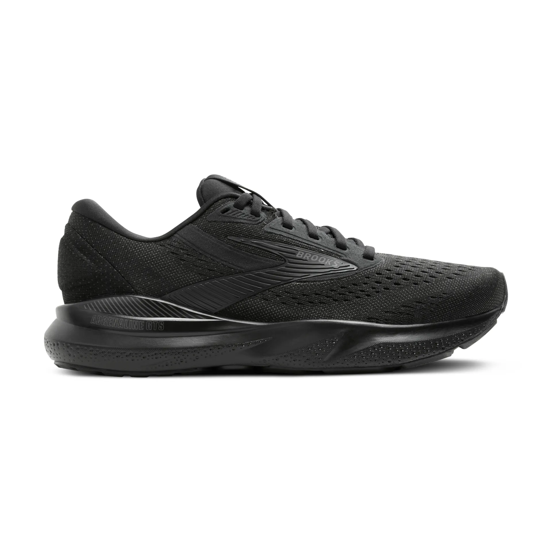 Brooks 110437 Adrenaline GTS 24 Men Black/Black/Ebony Extra Wide
