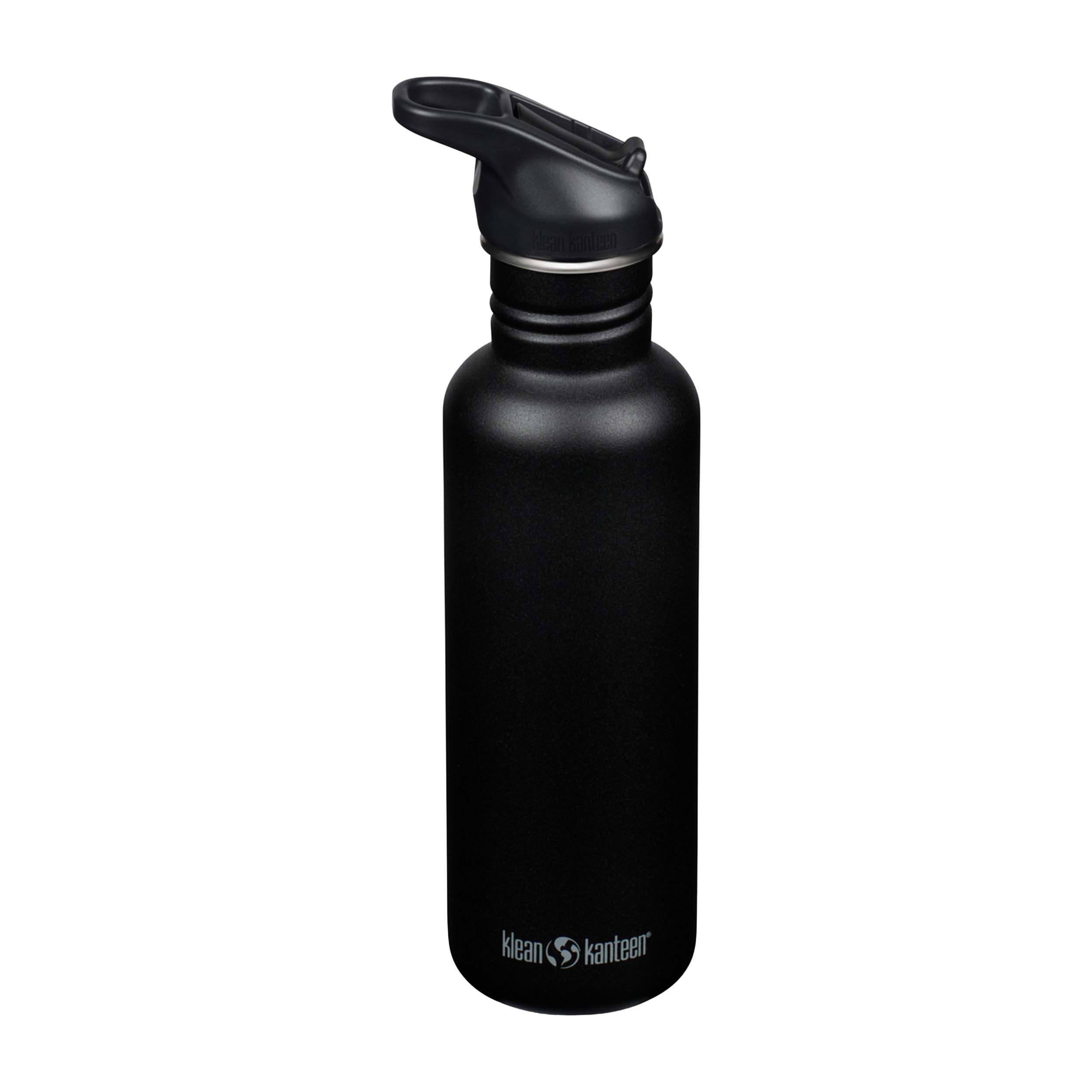 Klean Kanteen 1011193 Classic Single Wall Flip Sport Cap 800ML Black