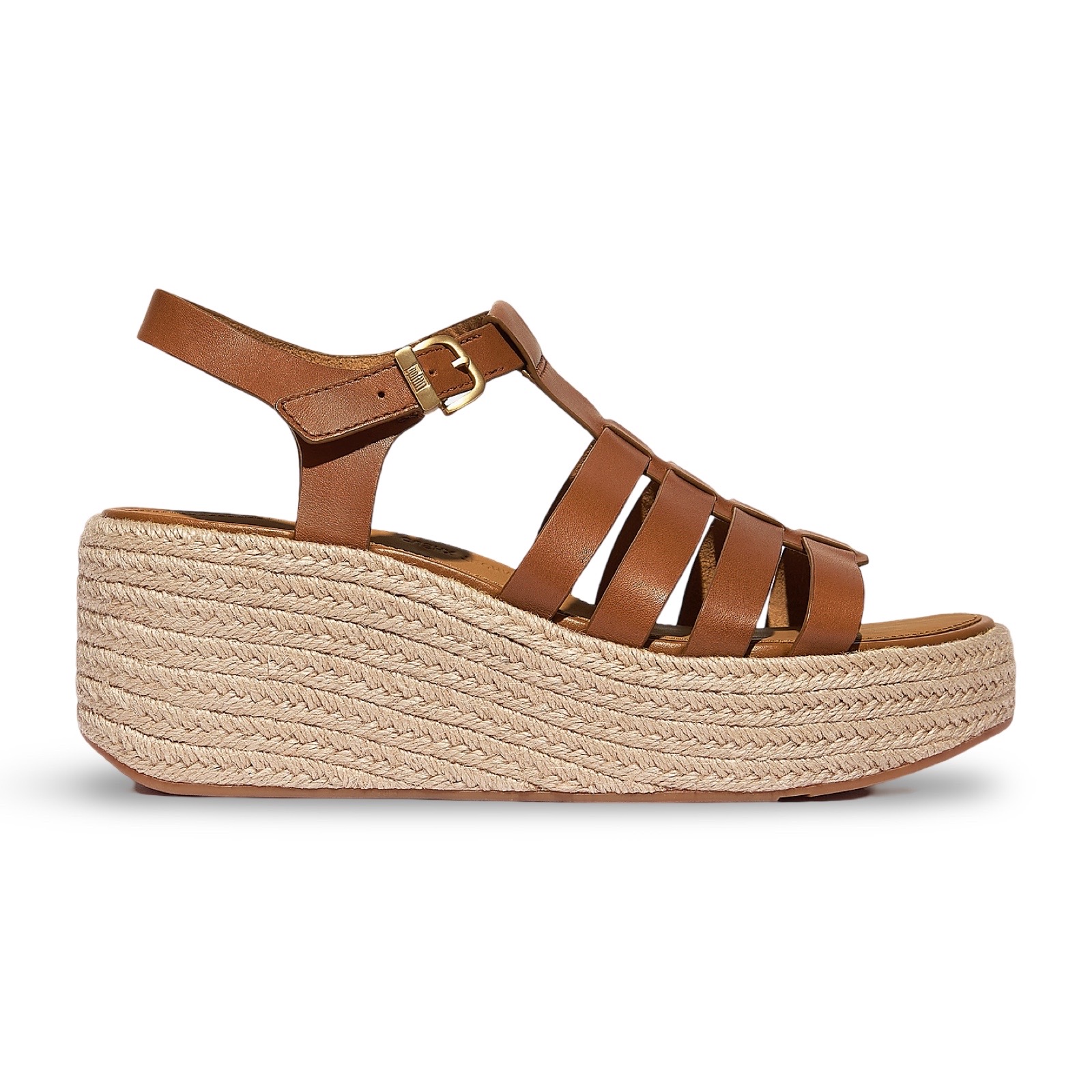 FitFlop JF5 Sandaal Platfforms Espadrilles Deep Tan
