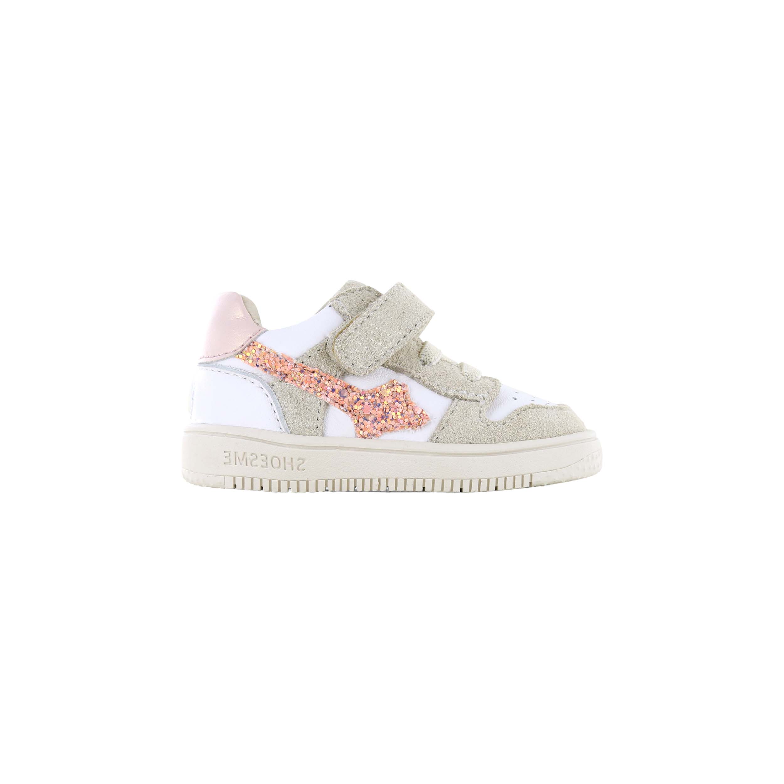 Shoesme BN26S032 Sneaker Extreme-Flex Beige/Pink Glitter