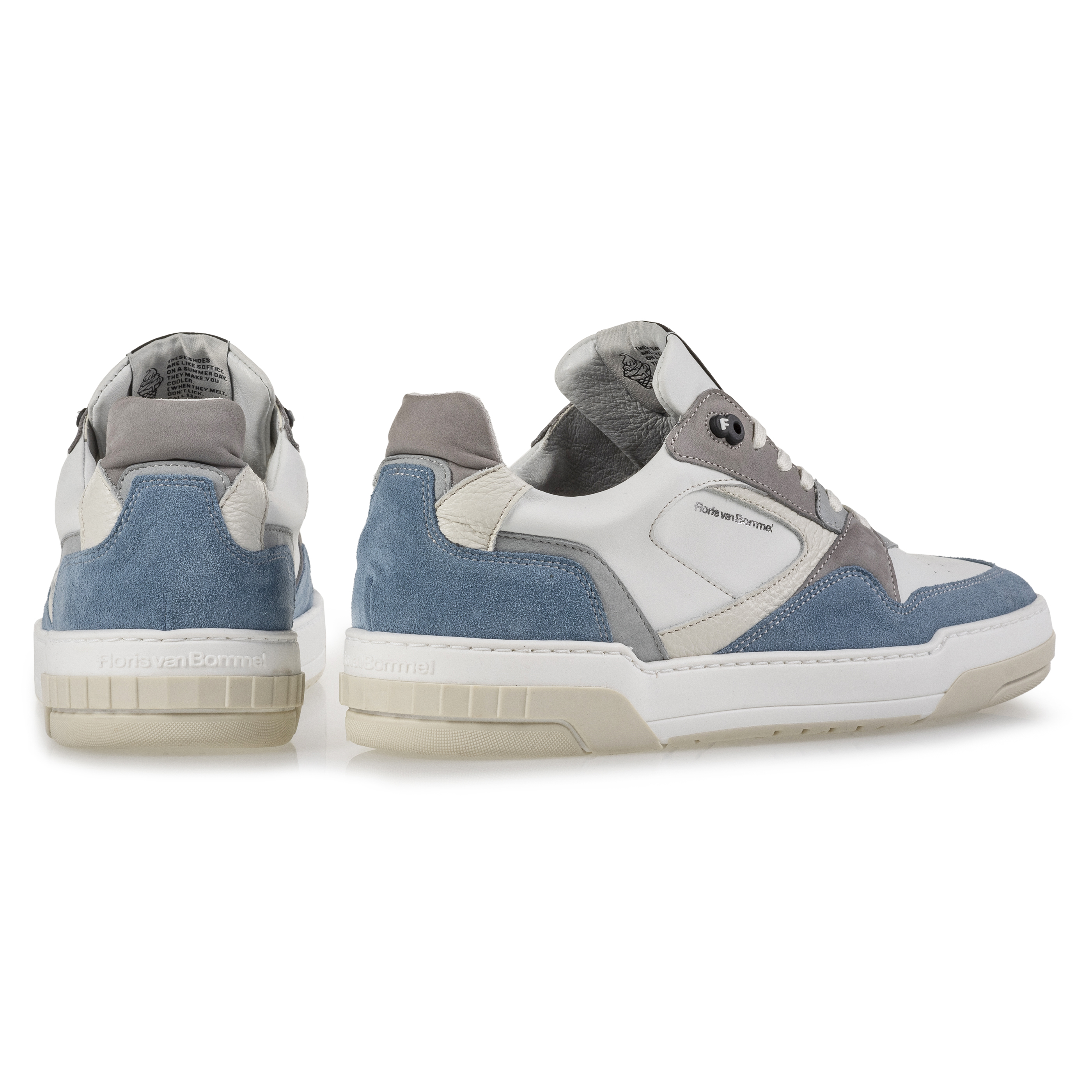 Floris van Bommel SFM-10201 Sneaker De Dunker 03.05 Light Blue G