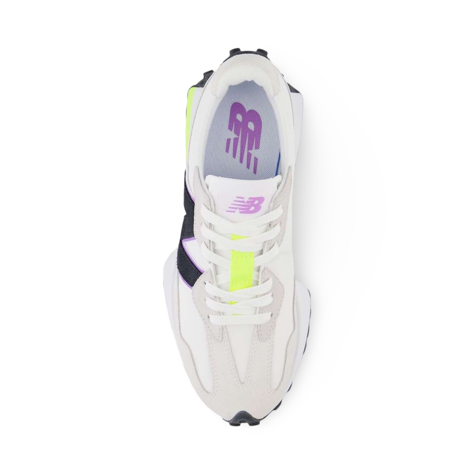 New Balance 327 Sneaker Clear Yellow/Purple Fade