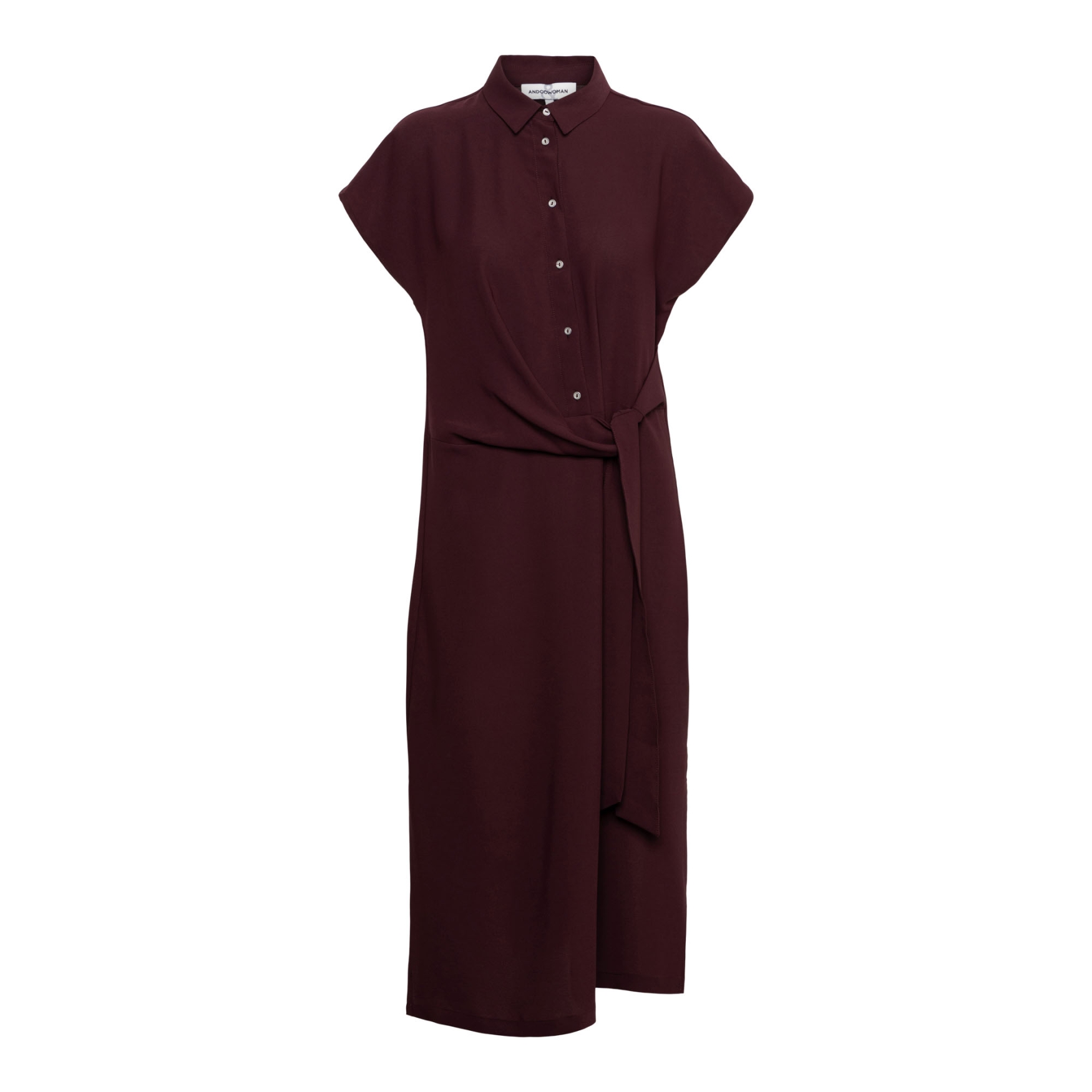 &Co DR277 Jurk Elianna Aubergine