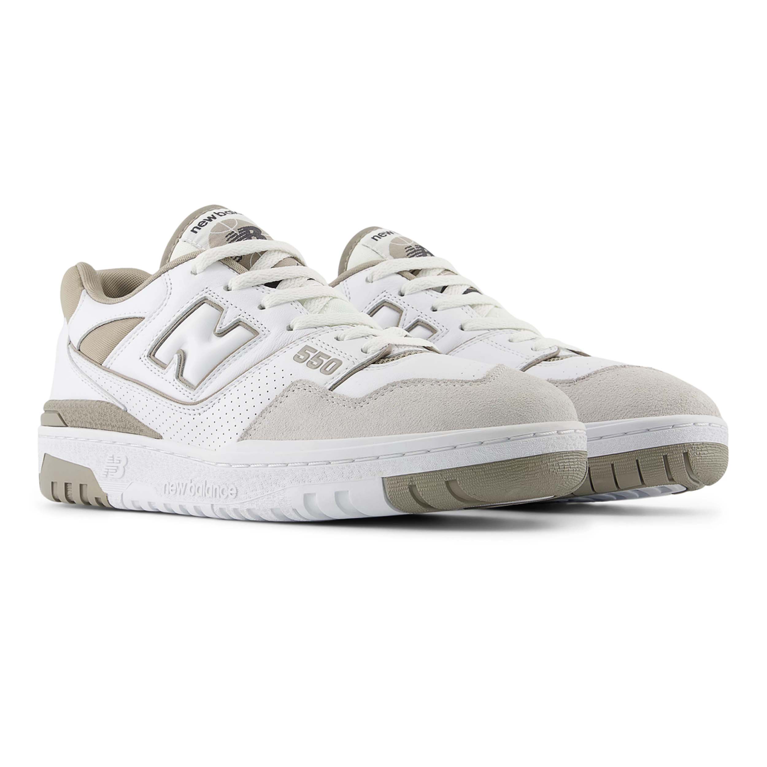 New Balance 550 Sneaker White/Arid Stone
