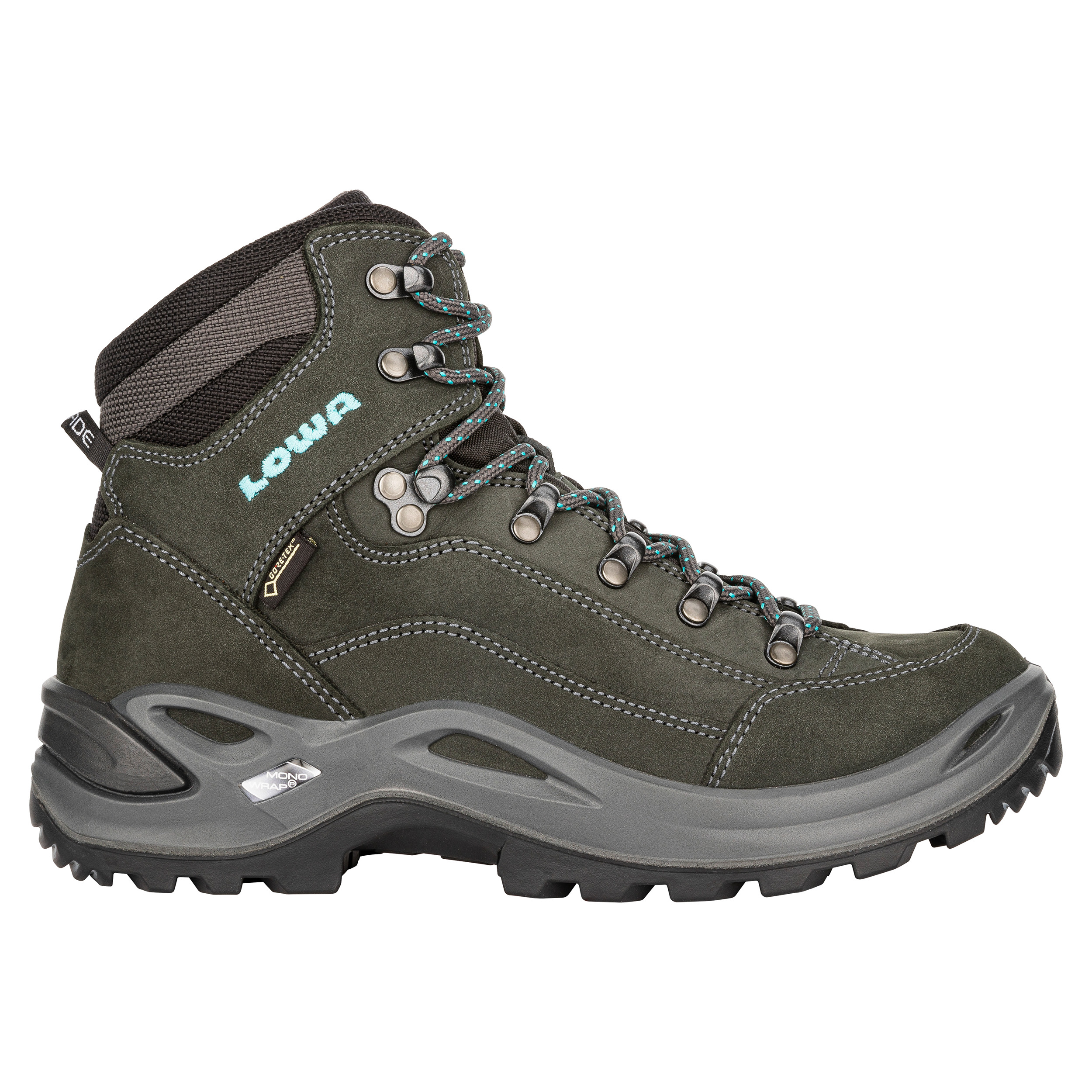 Lowa 320945 Renegade GTX Mid Ws Asfalt/Turquoise