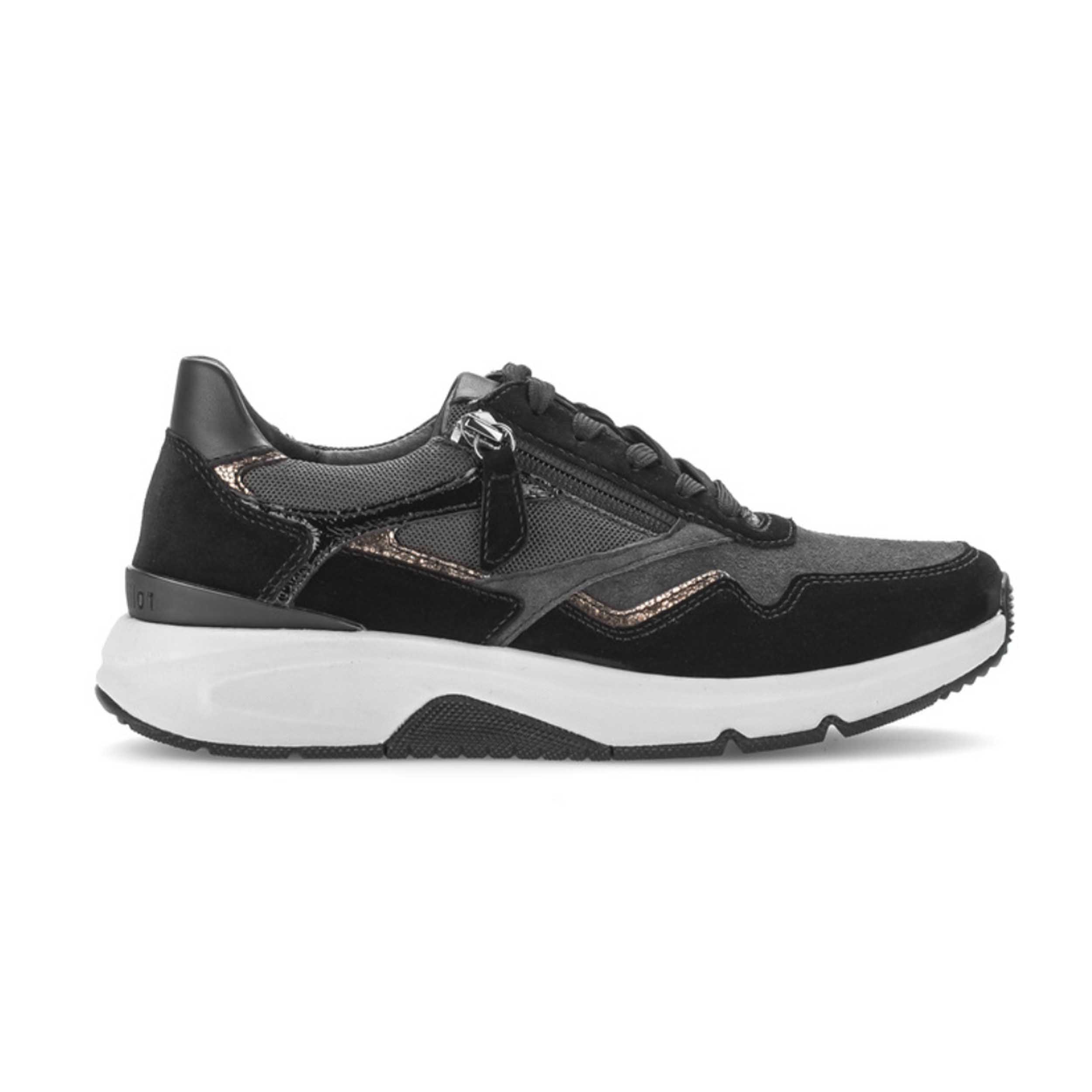 Gabor Rollingsoft 56.896 Sneaker Dark Grey/Black/Bronze