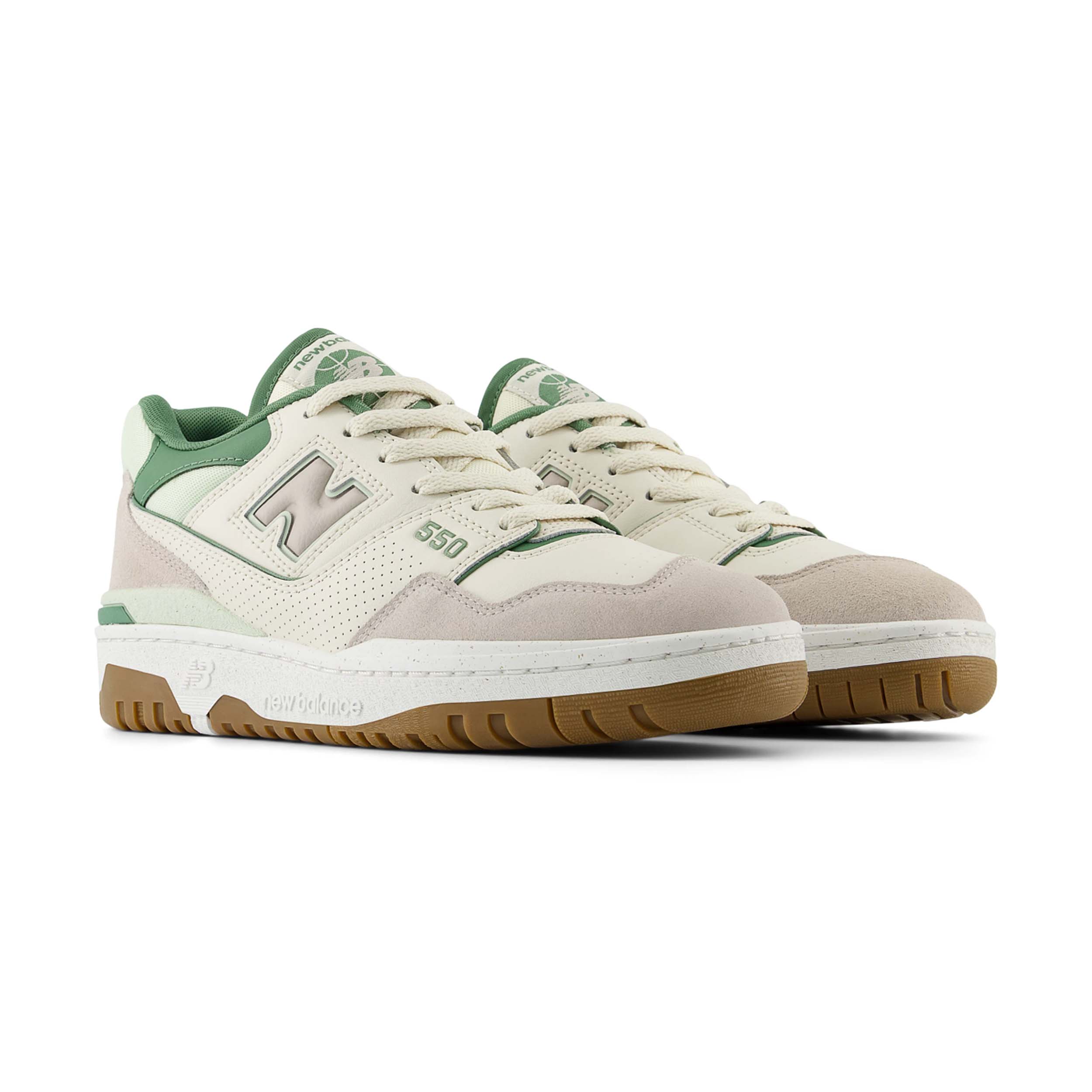 New Balance 550 Sneaker Linen/Natural Mint