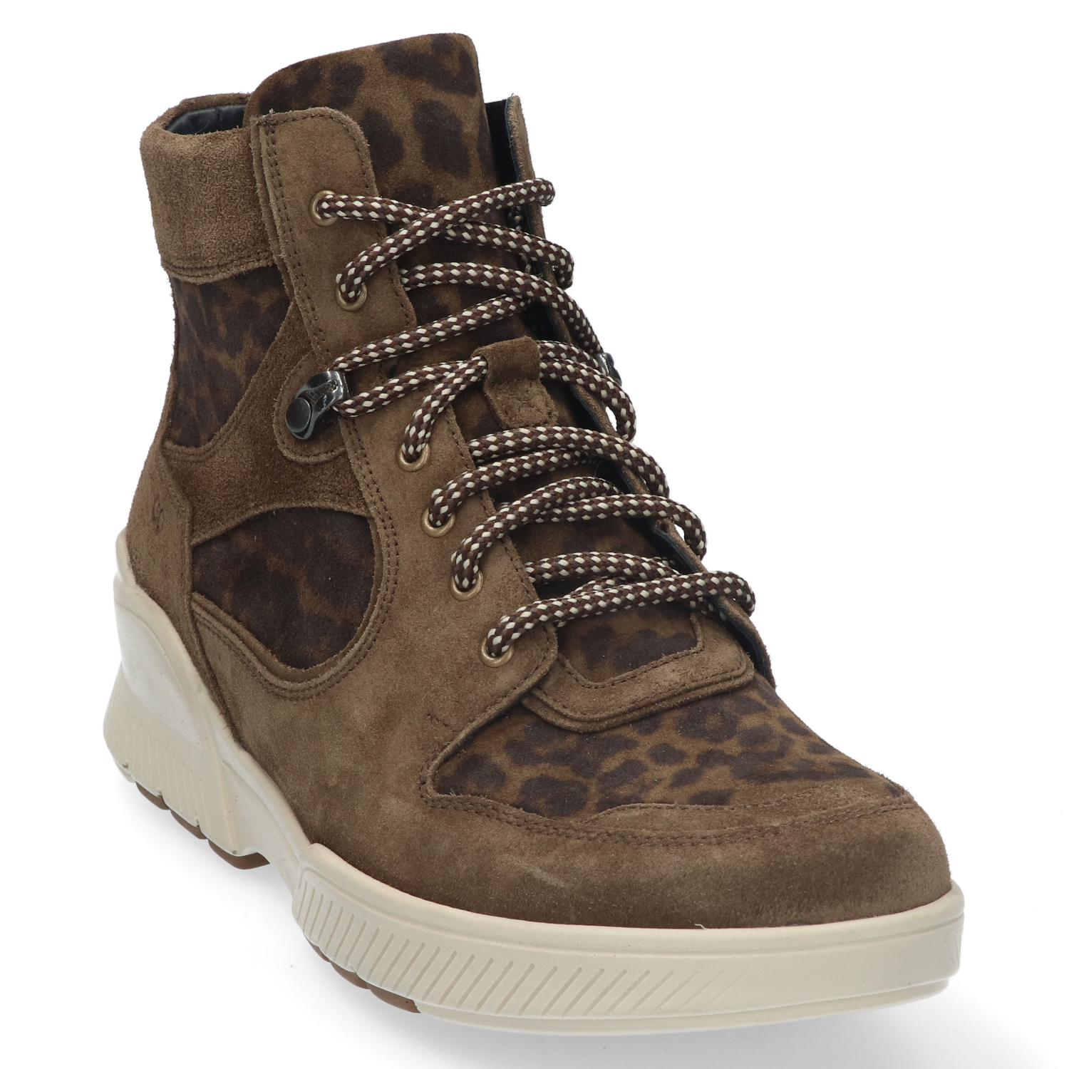 Durea 9713 Sneaker Olijf K