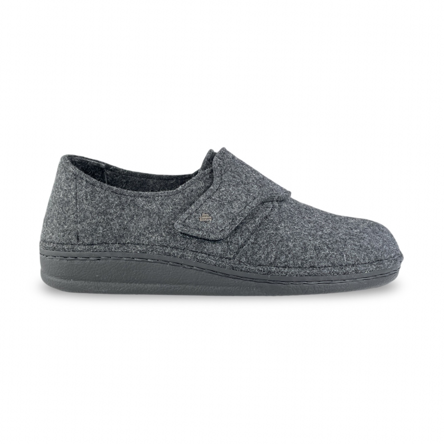 Finn Comfort Classic 6501 Pantoffel Filzmoos Antraciet