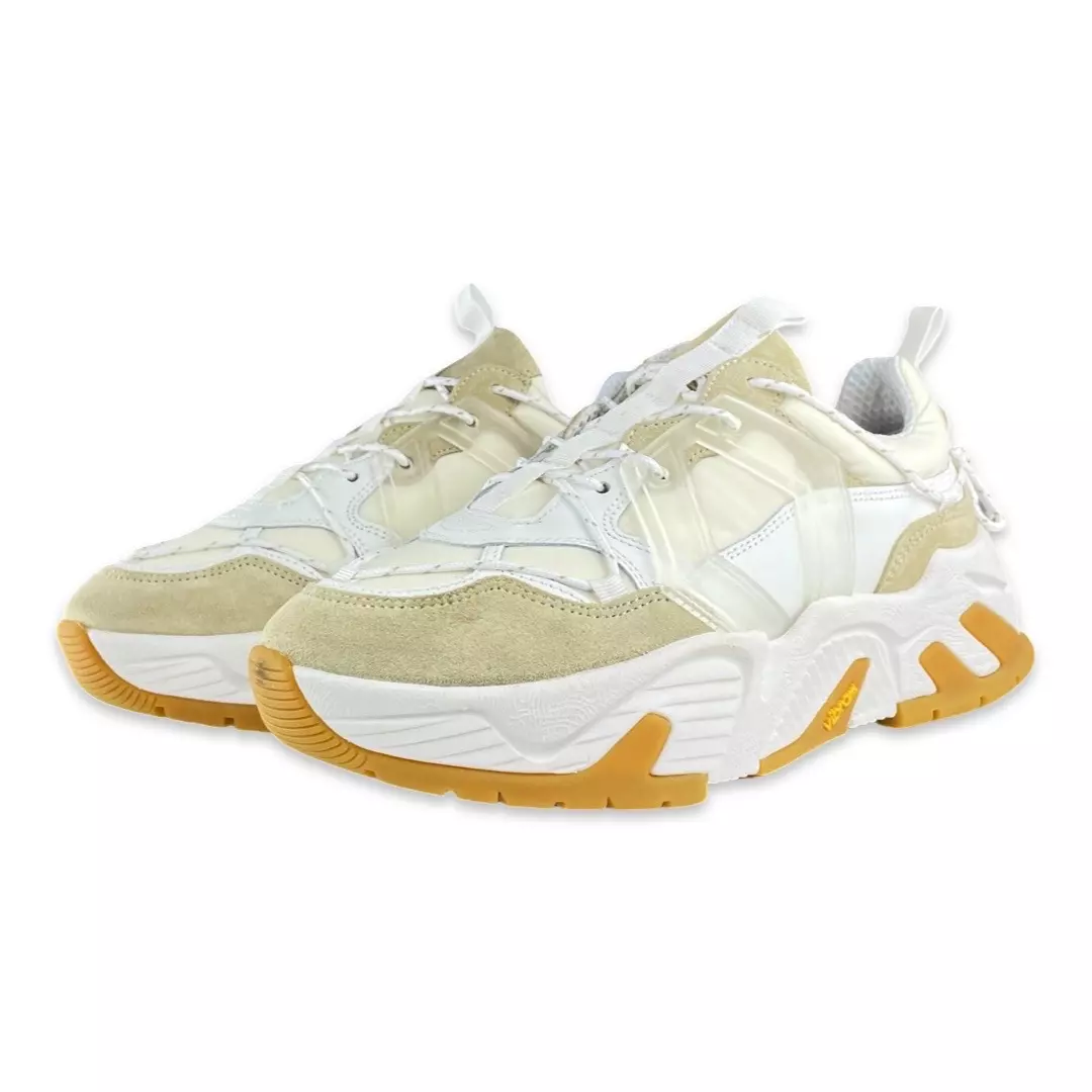 Mikakus Woman New Boom Sneaker Sand White
