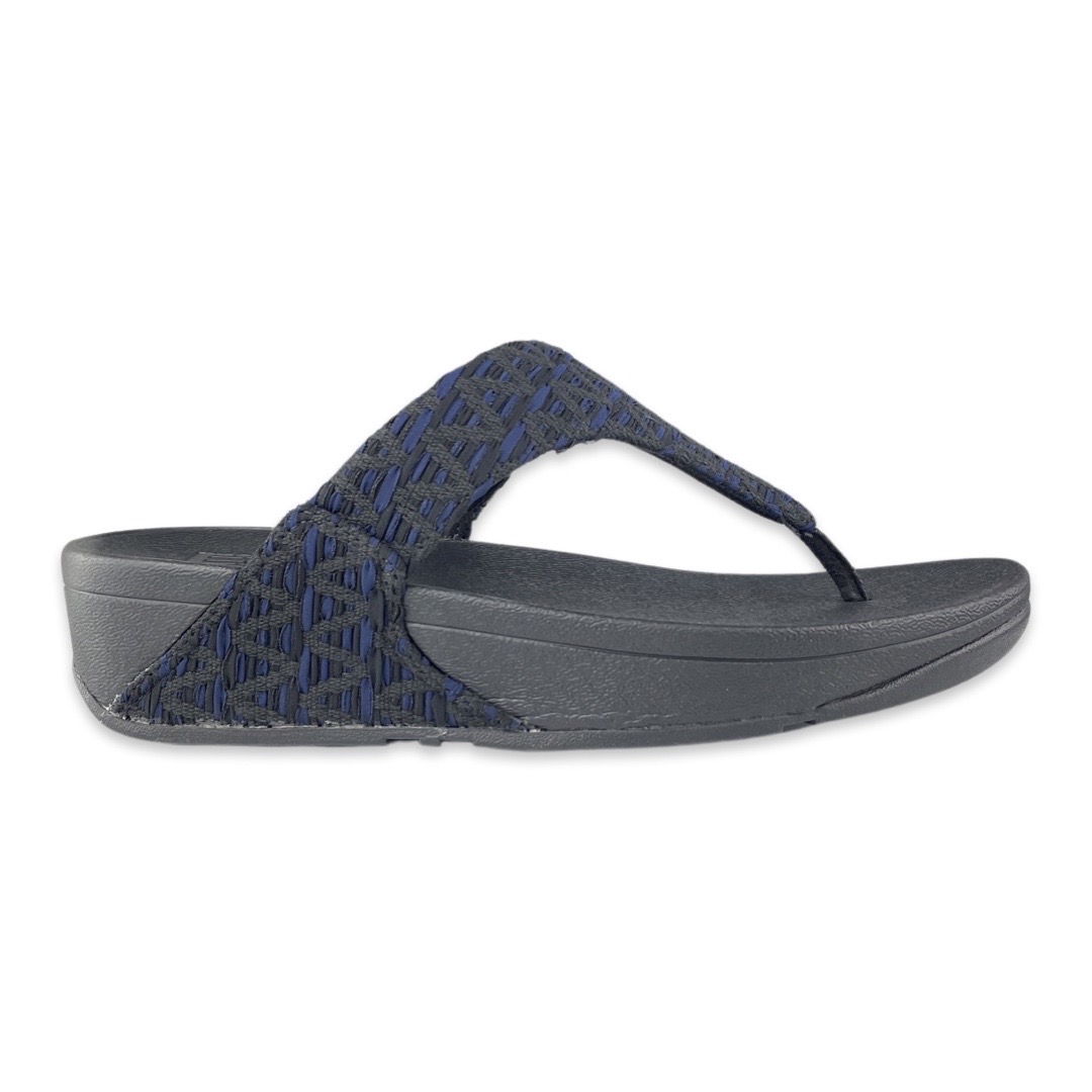 FitFlop  FZ3 Slipper Lulu Geo-Webbing Black Mix