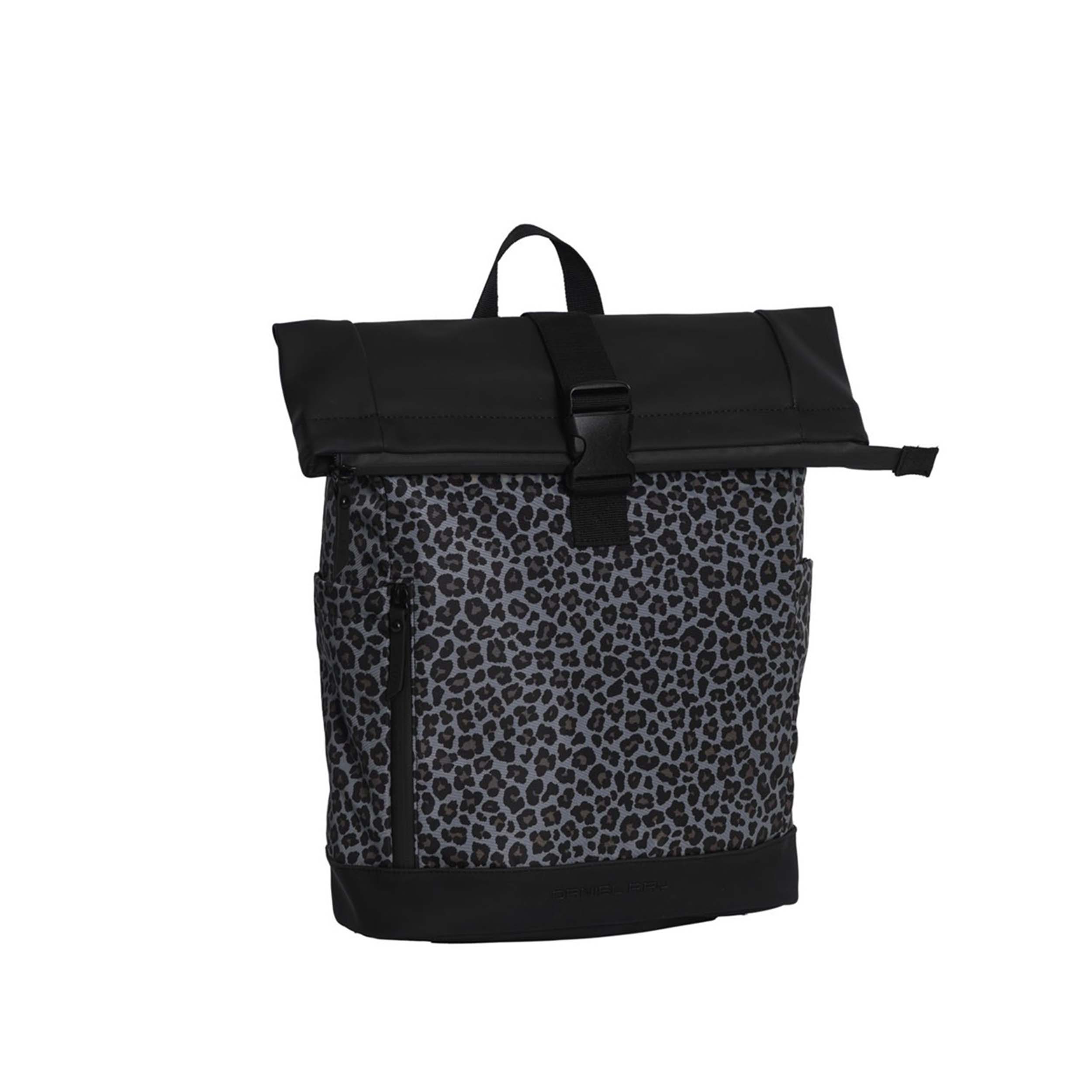 Daniel Ray 1666 Rolltop Rugtas S Campbell Luipaard Zwart/Grijs