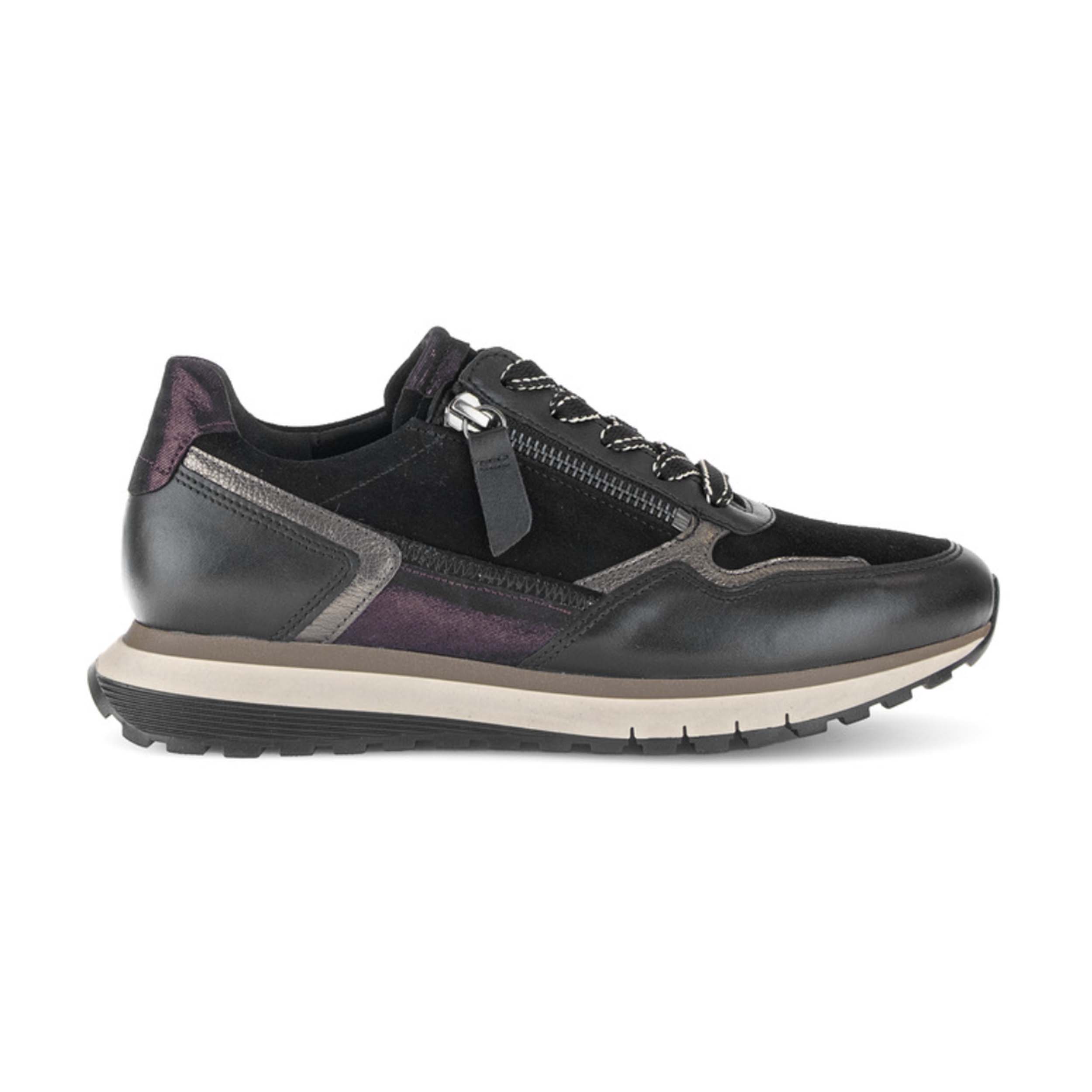 Gabor 56.378 Sneaker Black/Wine/Smog H