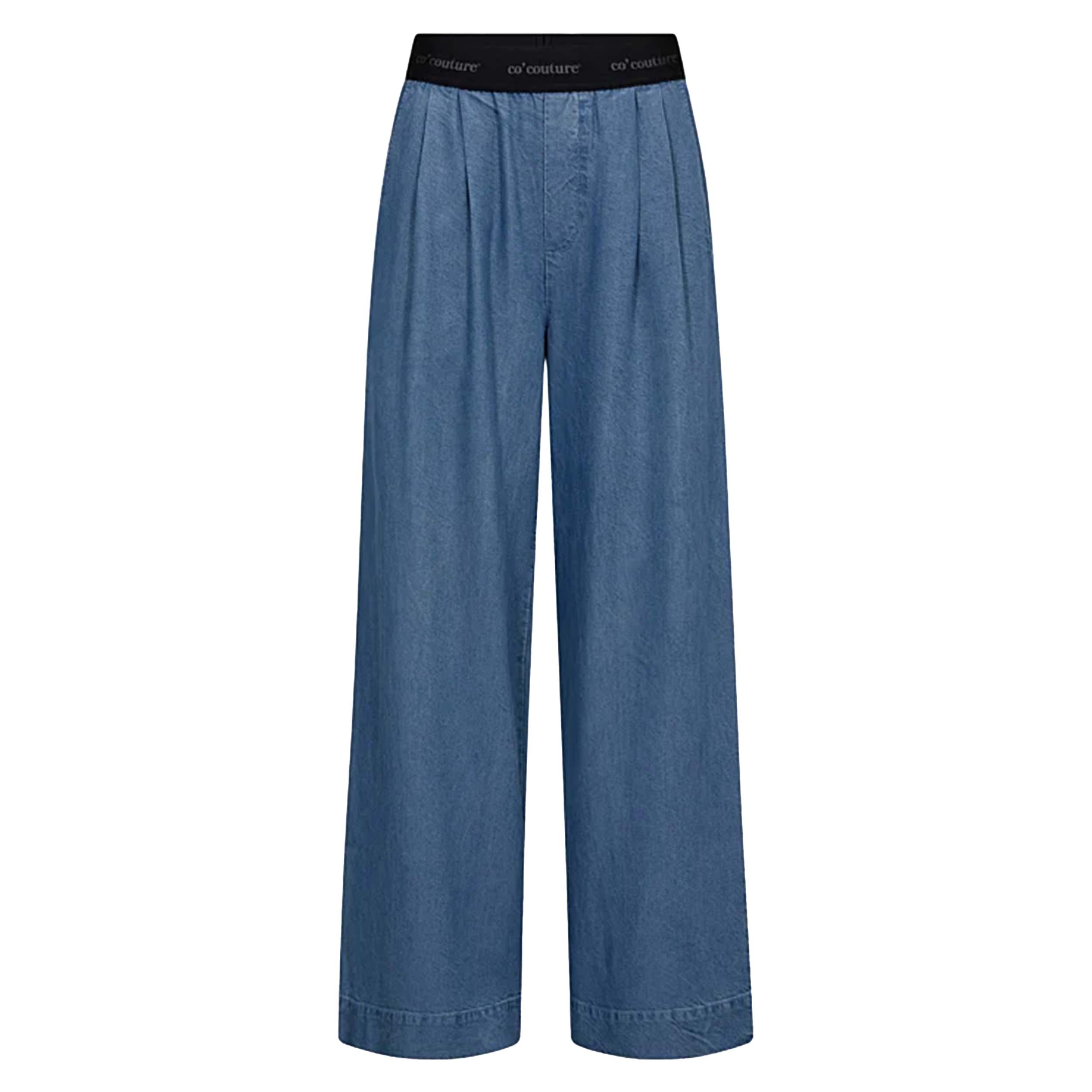 Co'couture 41227 Broek TennyCC LL Logo Denim Blue