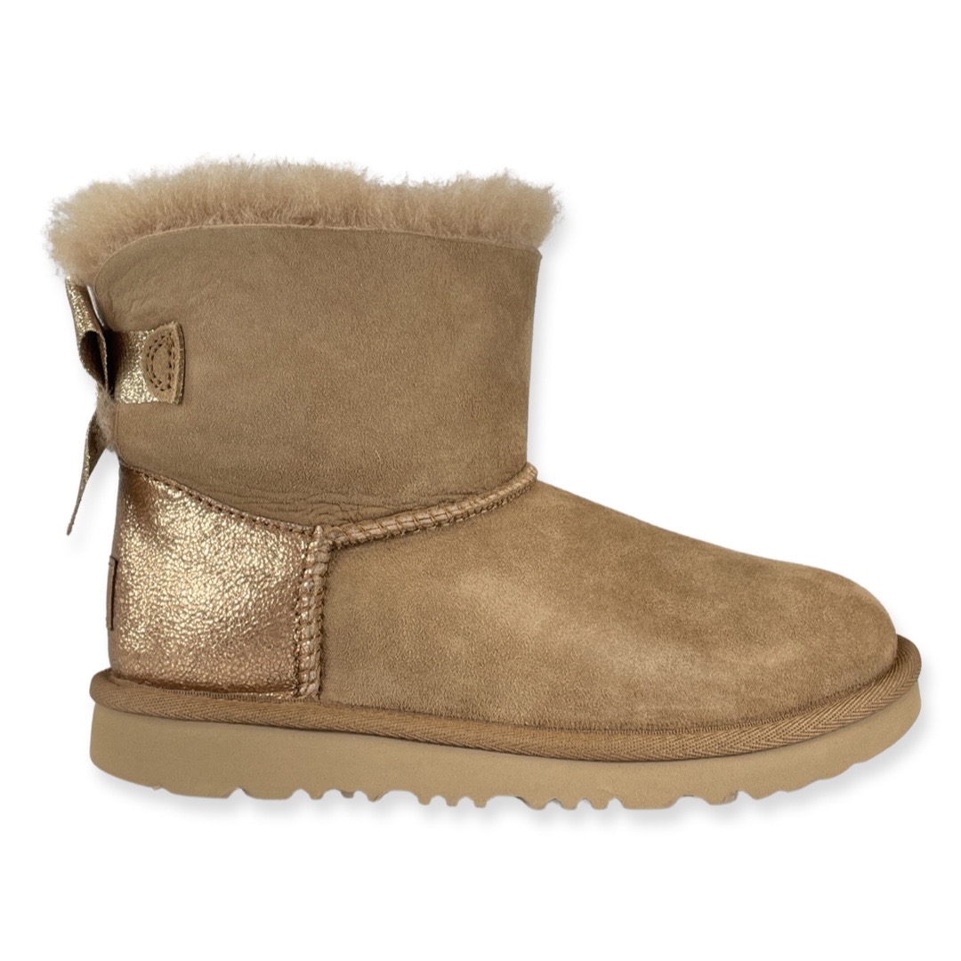 UGG 1123617K Boot Kids Mini Bailey Bow Glitz Chestnut