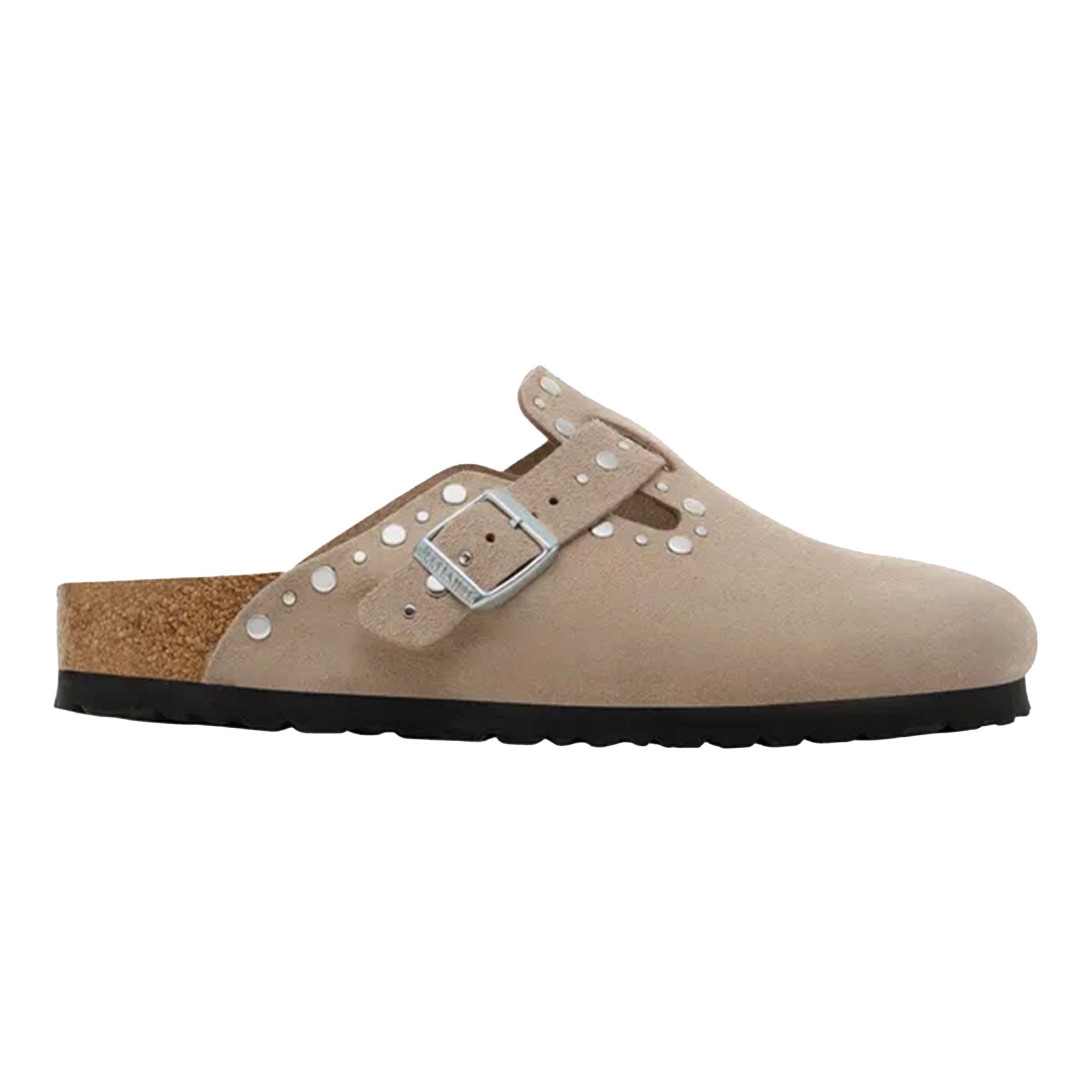 Birkenstock 1030437 Muil Boston Rivets Taupe Regular