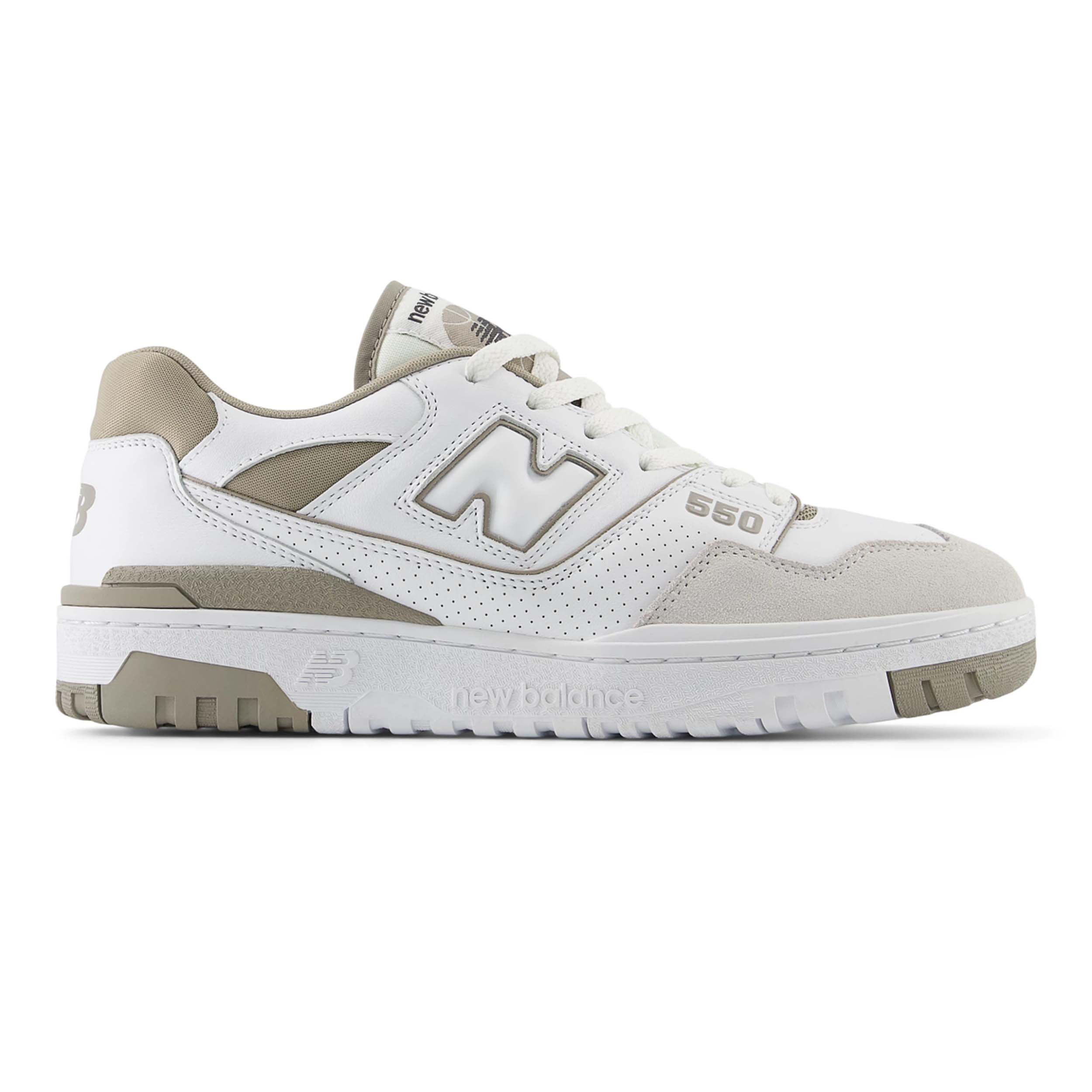 New Balance 550 Sneaker White/Arid Stone