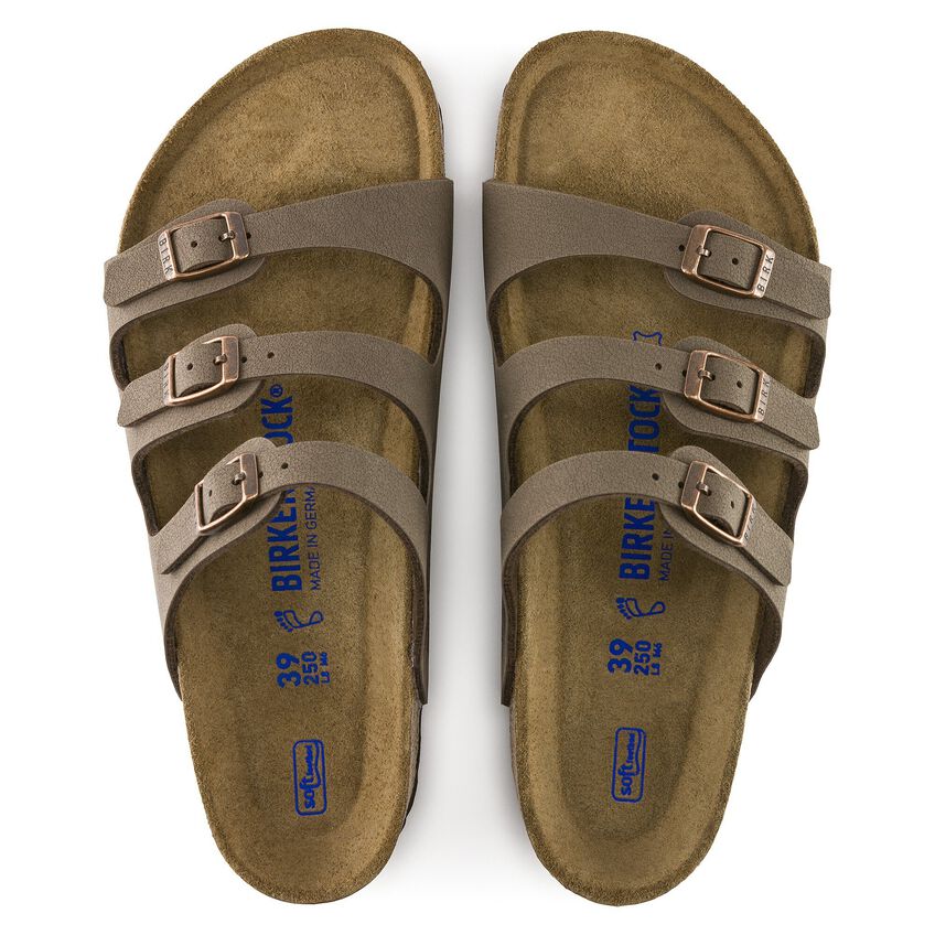 Birkenstock 53881 Slipper Florida Mocha Regular