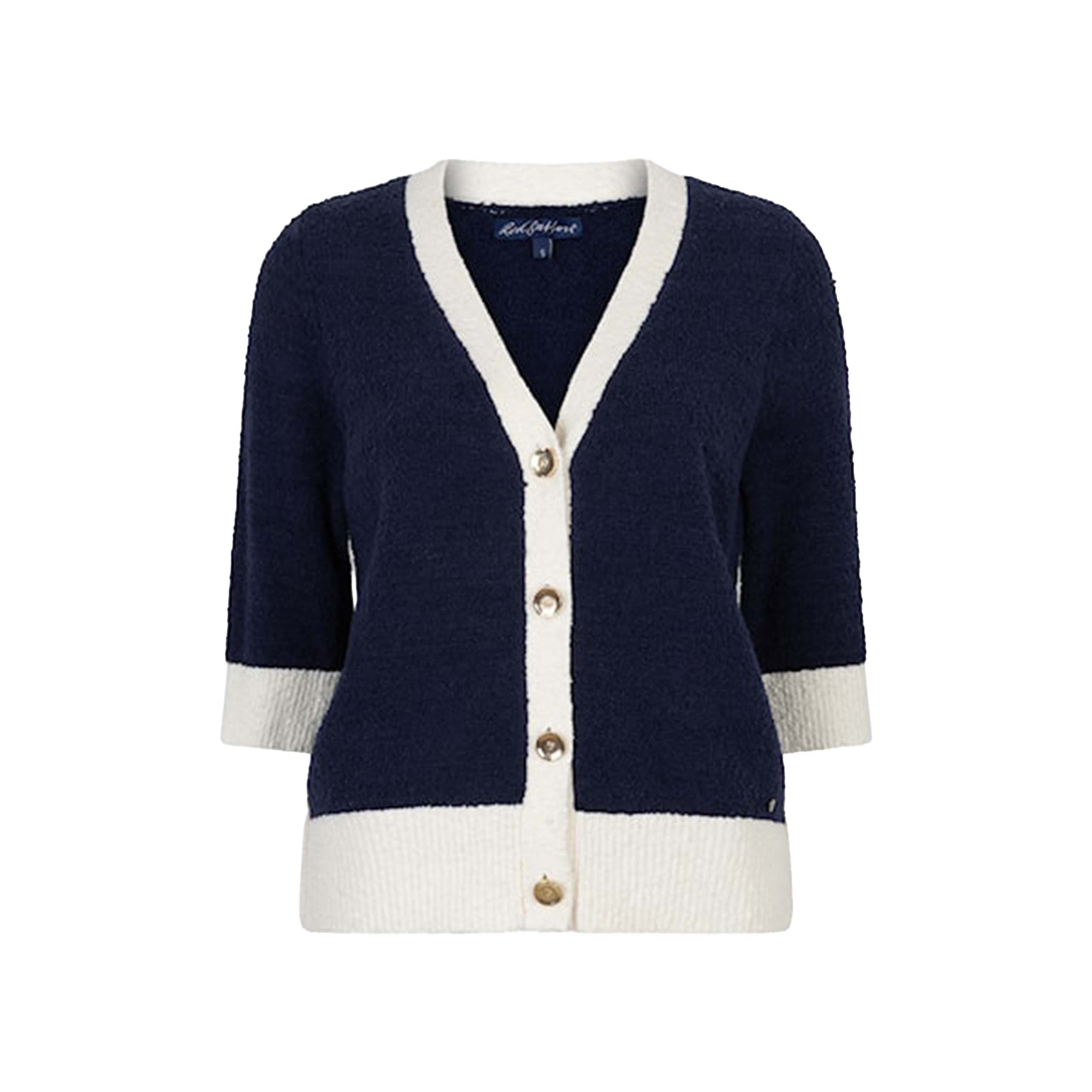 Red Button SRB4882 Vest Popcorn Dark Blue