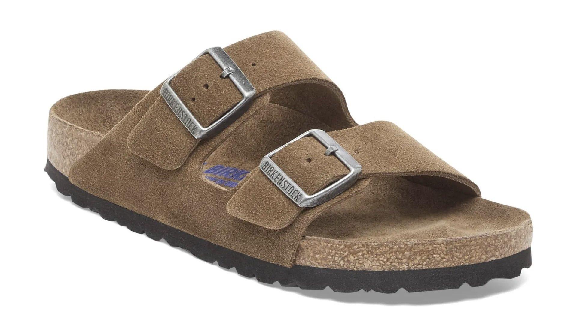 Birkenstock 1030865 Slipper Arizona Dark Tea Tonal Narrow