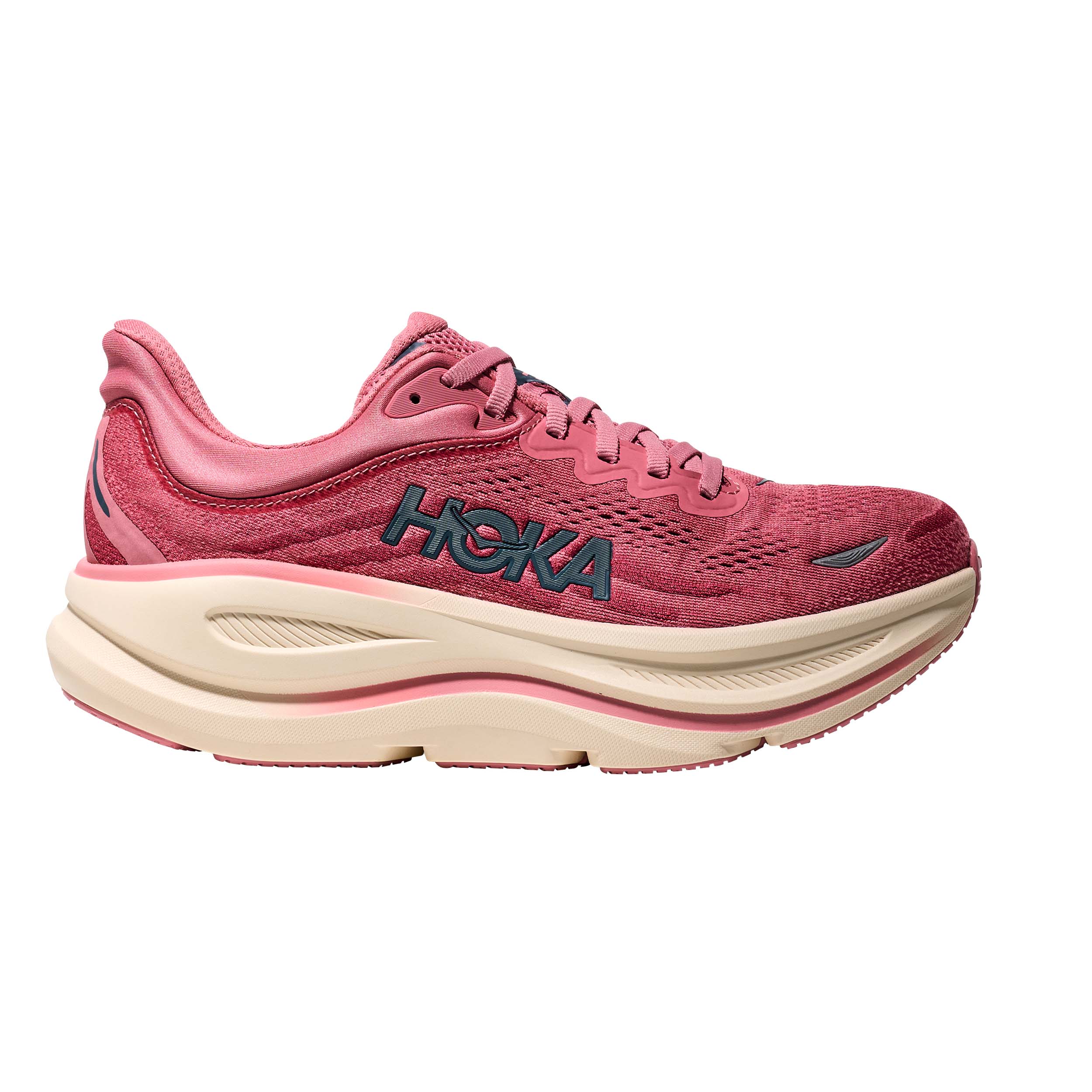 Hoka 1162014 Bondi 9 Women Lingonberry/Cranberry Wide