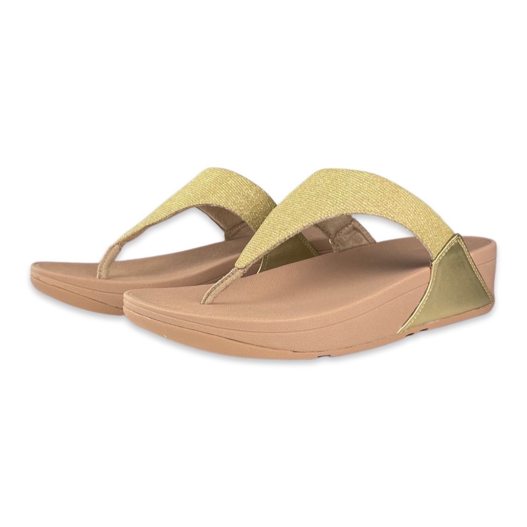 FitFlop FZ7 Slipper Lulu Shimmerlux Platino