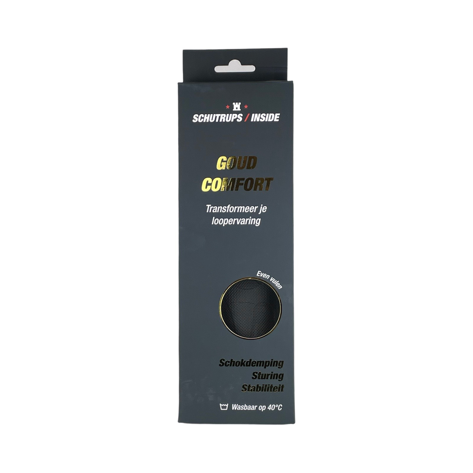 Schutrups Inside Inlegzool Goud Comfort Zwart