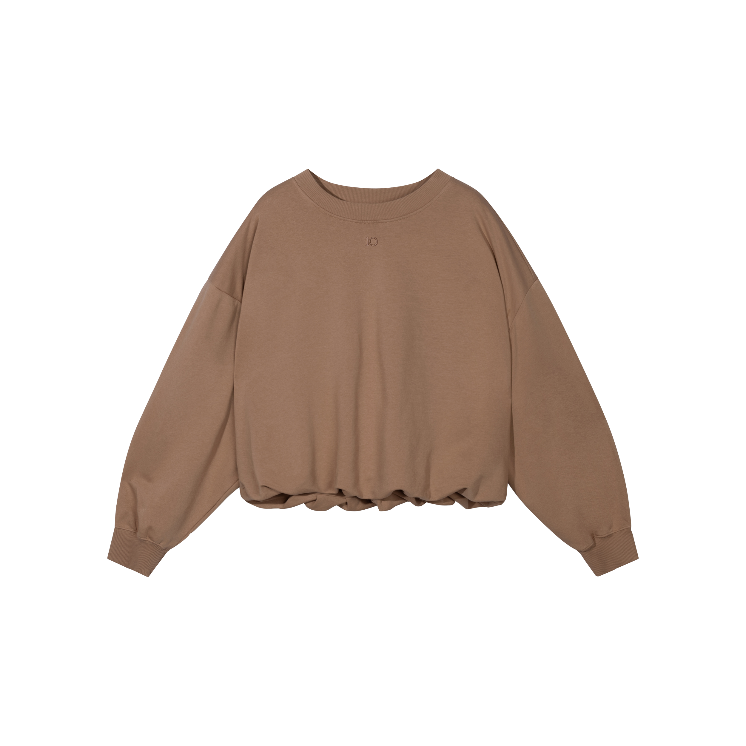 10DAYS 20-827-6203 Trui Pleated Light Fudge