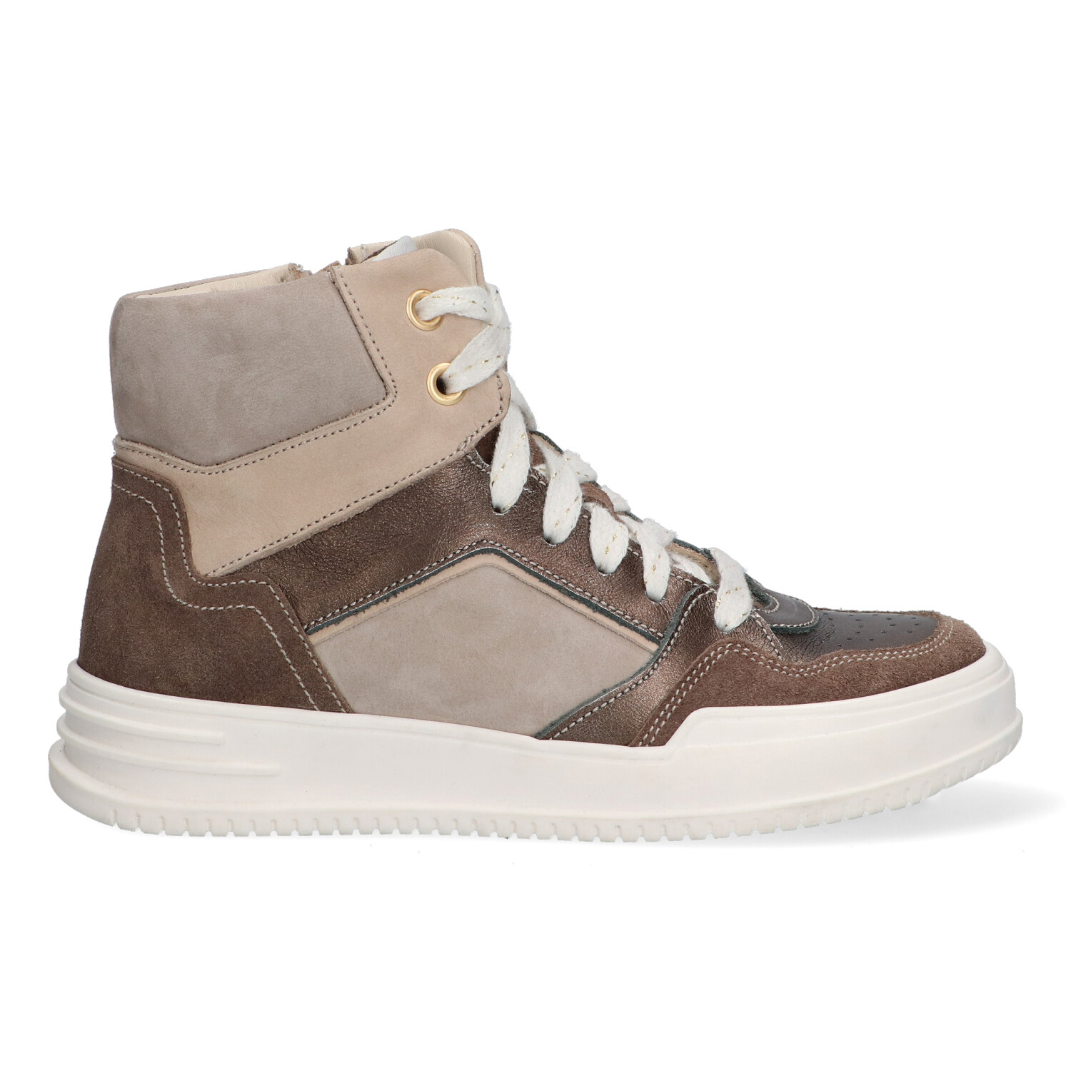 Twins 322701 Sneaker Chloe Cross Taupe 5