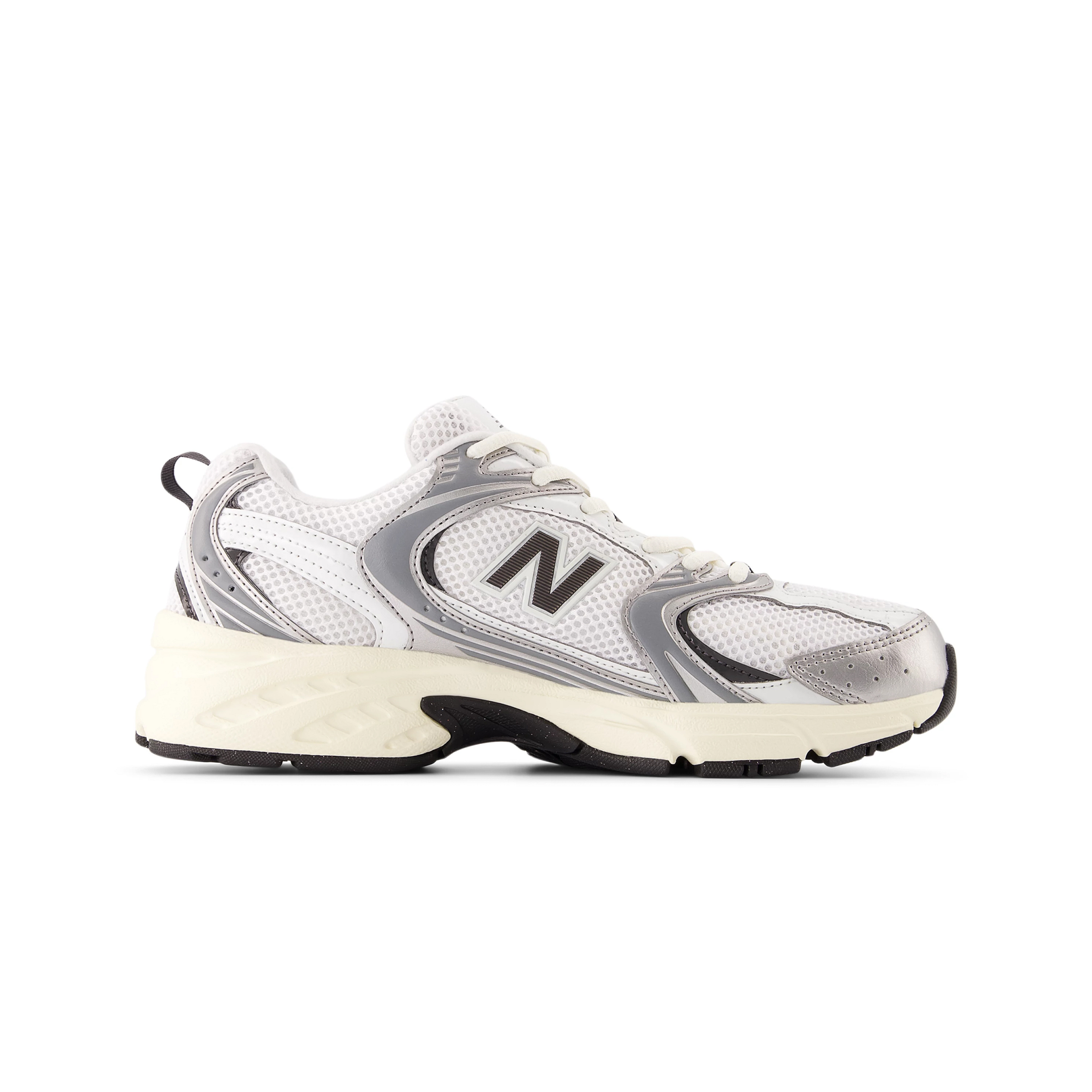 New Balance 530 Sneaker Silver Metallic/Black Cement