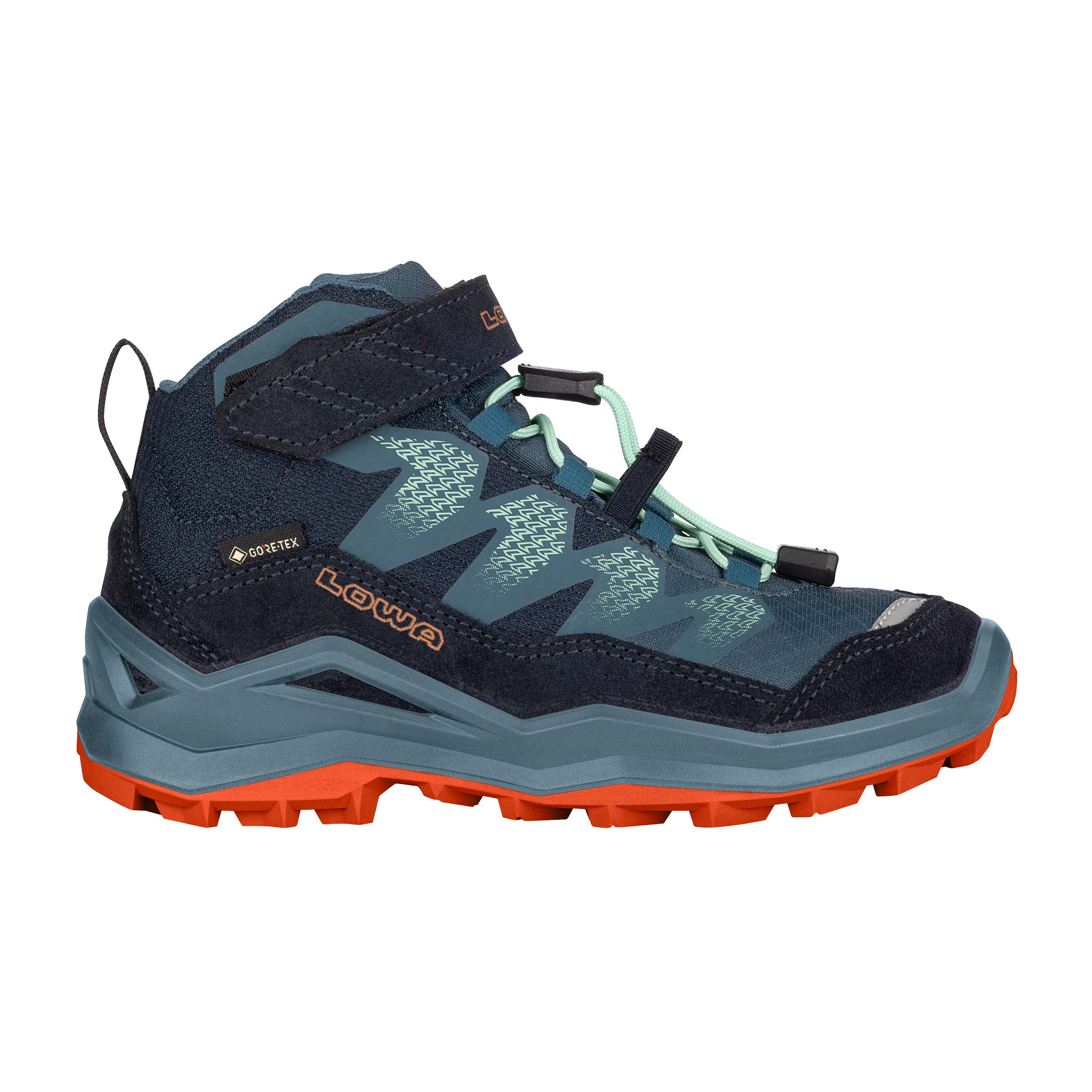 Lowa 641629 Maddox Pro GTX Mid Vc Jr Navy/Smokeblue