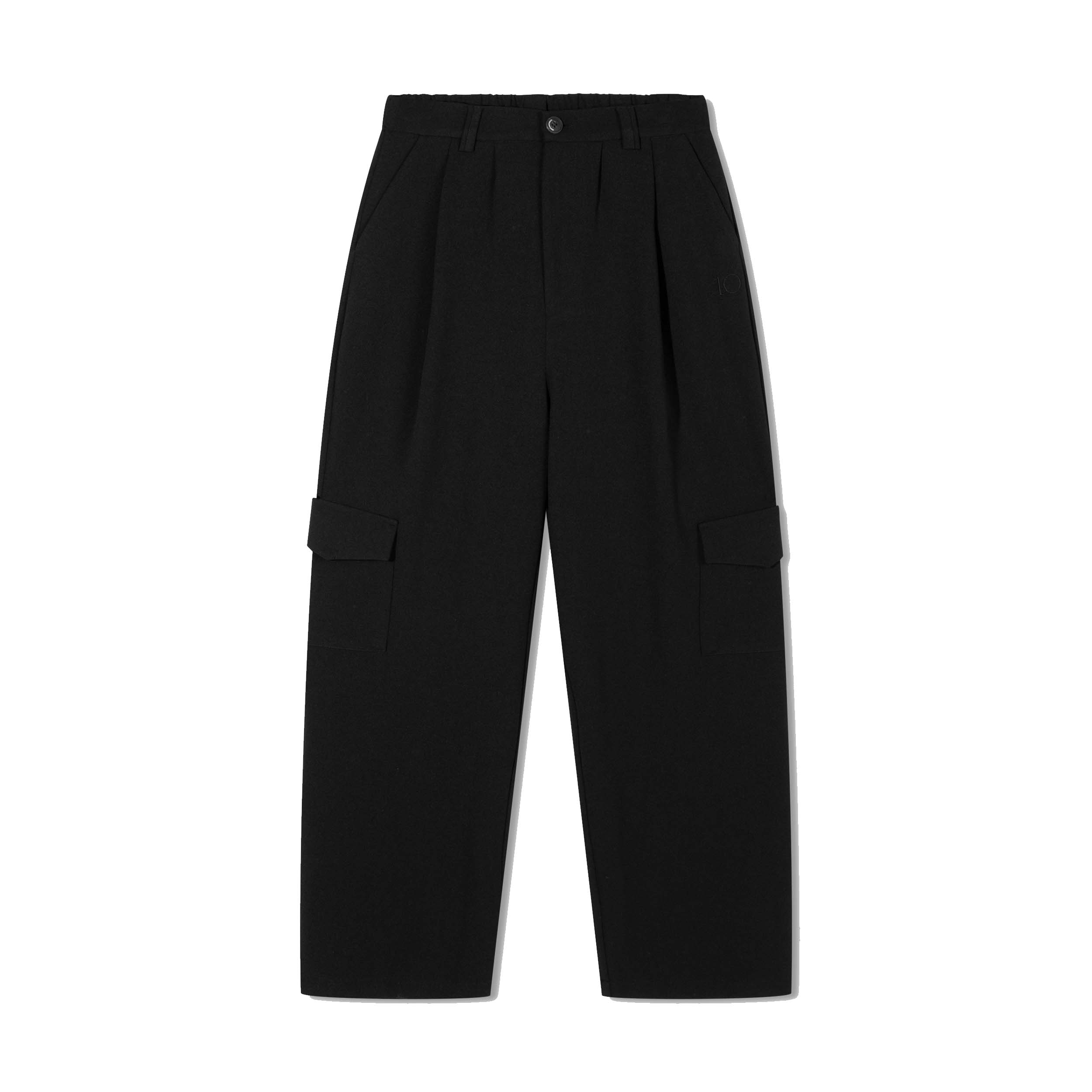 10DAYS 20-045-4204 Broek Cargo Crepe Black