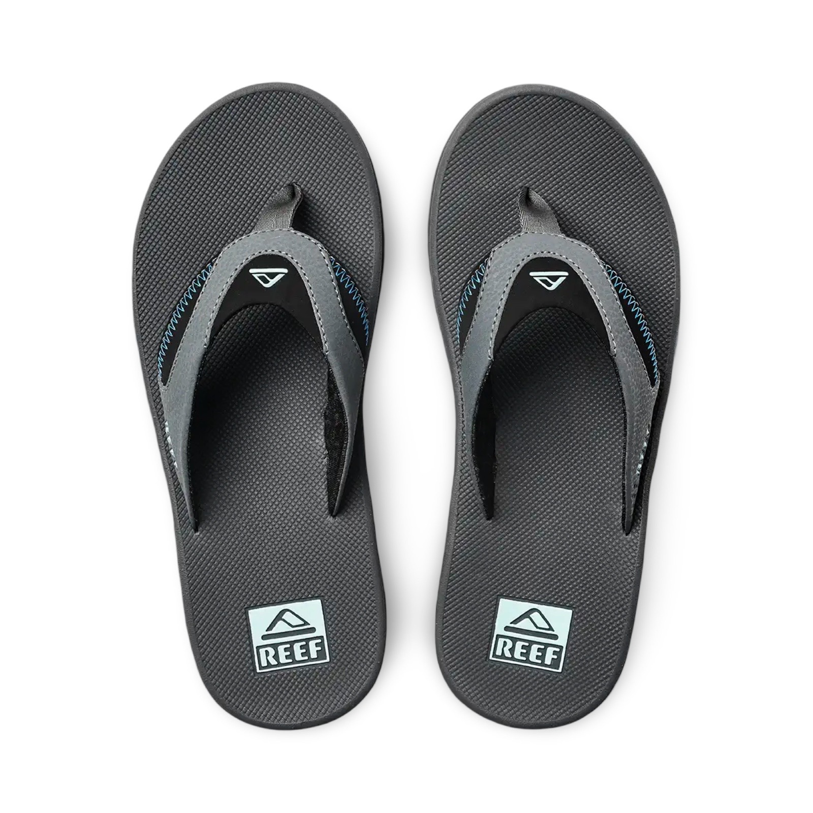 Reef CJ2911 Slipper Fanning Gunmetal/Ocean