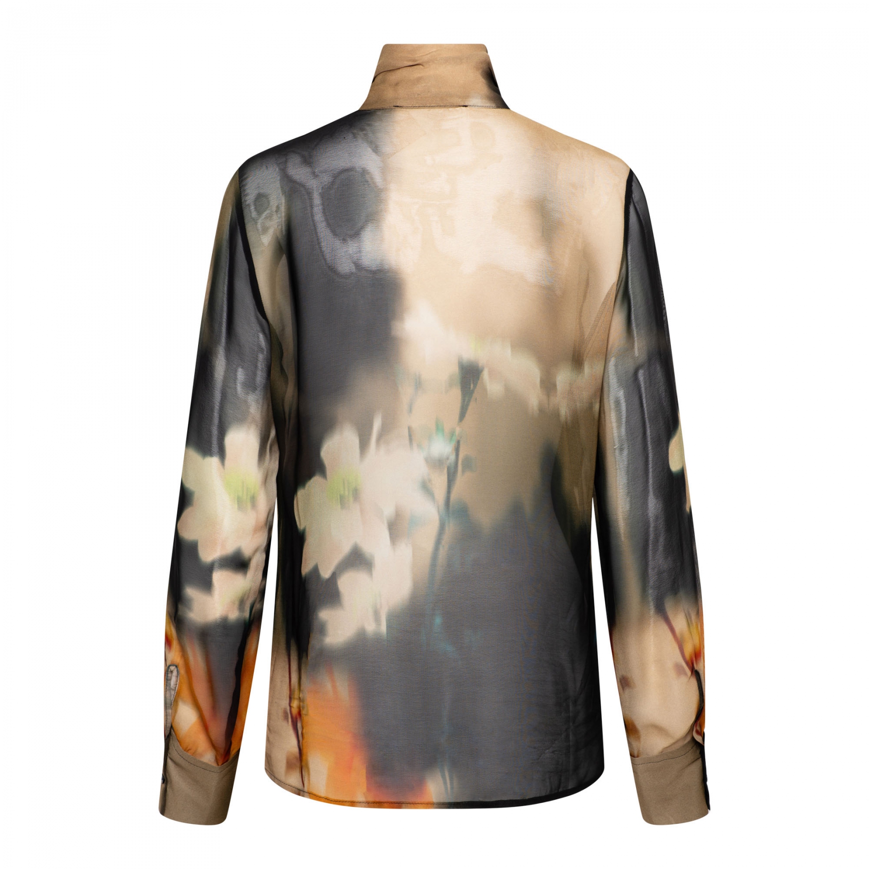 &Co BL328 Blouse Alix Placed Flower Black Multi