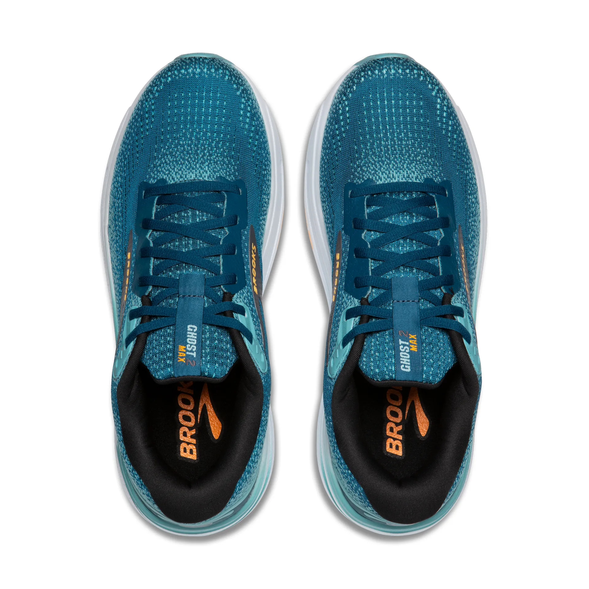 Brooks 110431 Ghost Max 2 Men Moroccan Blue/Aqua/Orange Pop