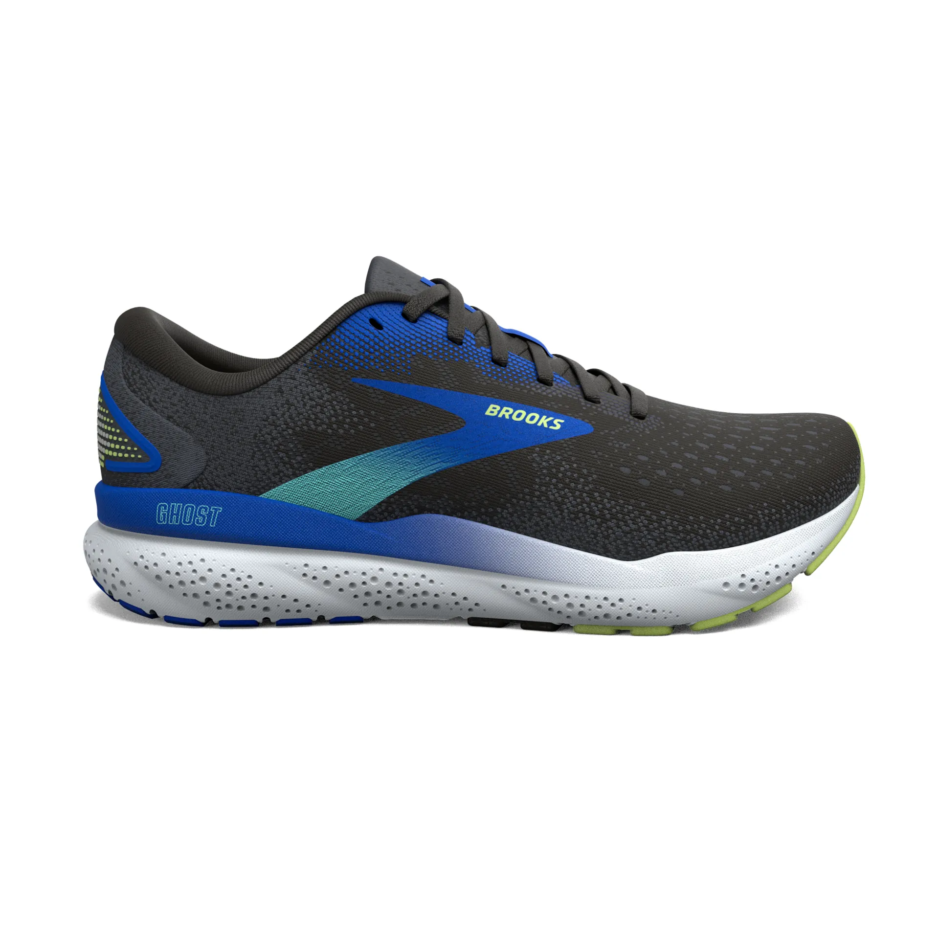 Brooks 110418 Ghost 16 Men Black/Cobalt/Neo Yellow