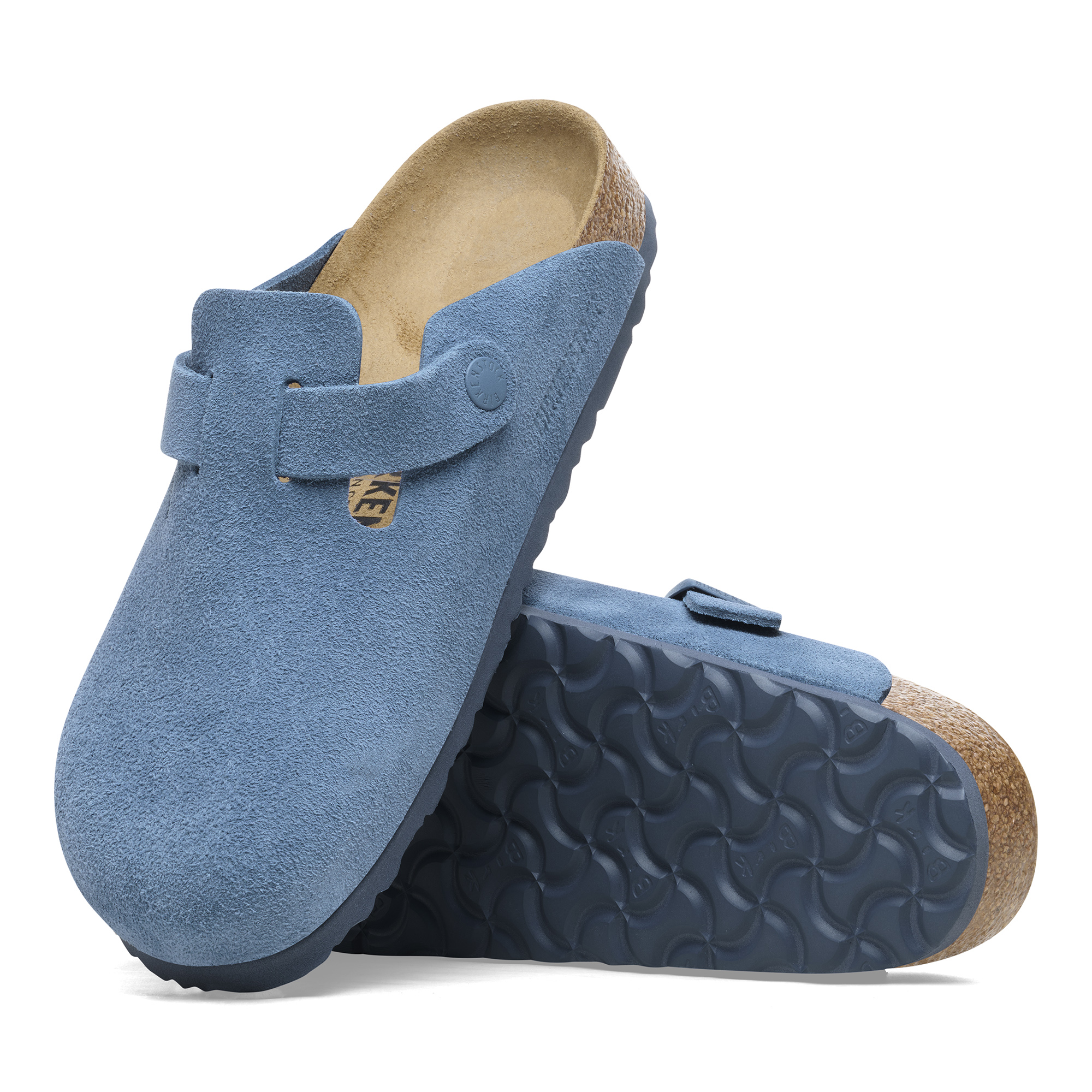 Birkenstock 1026769 Muil Boston Elemental Blue Regular