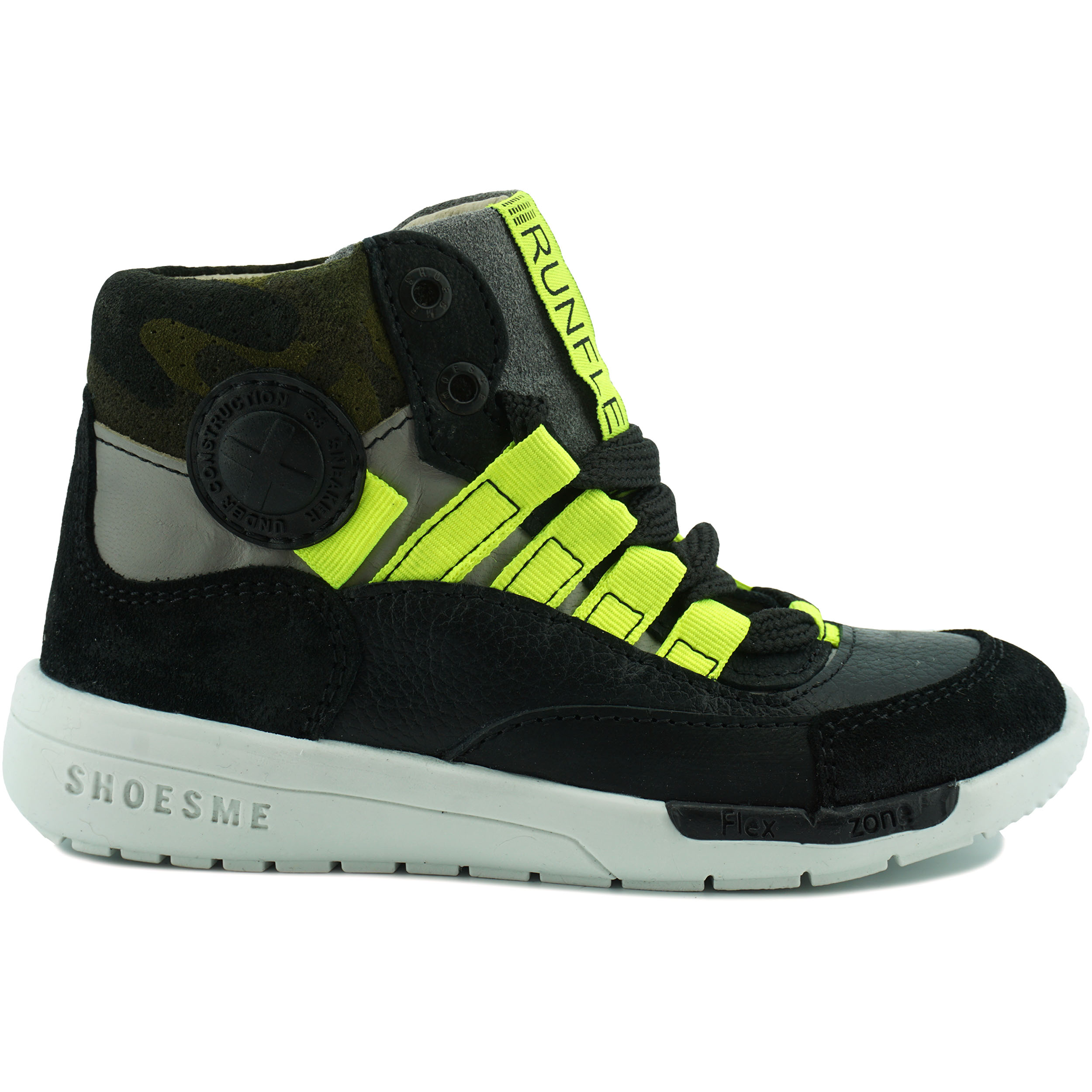 Shoesme RF21W041 Sneaker Runflex Black/Grey