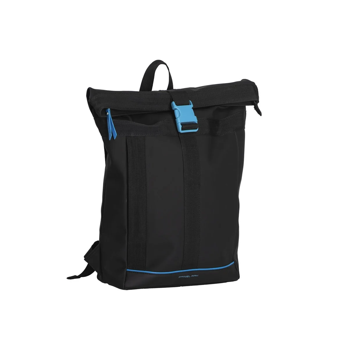 Daniel Ray 1491 Rolltop Rugtas Groot Newcastle Zwart/Blauw