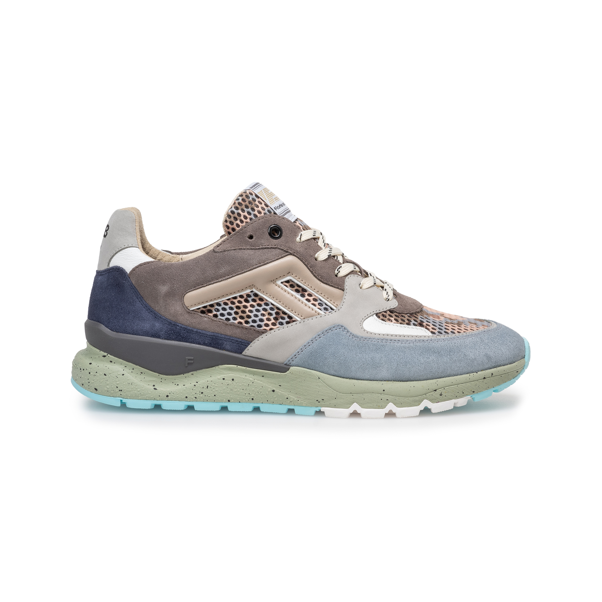 Floris van Bommel SFM-10154 Sneaker De Treener 01.32 Light Blue G1/2
