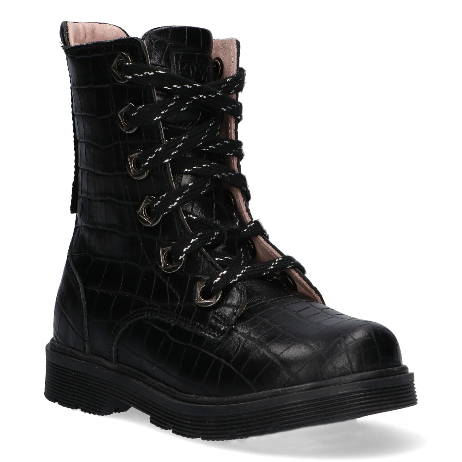 Twins 322630 Boot Britt Bugatti Black Croco 5