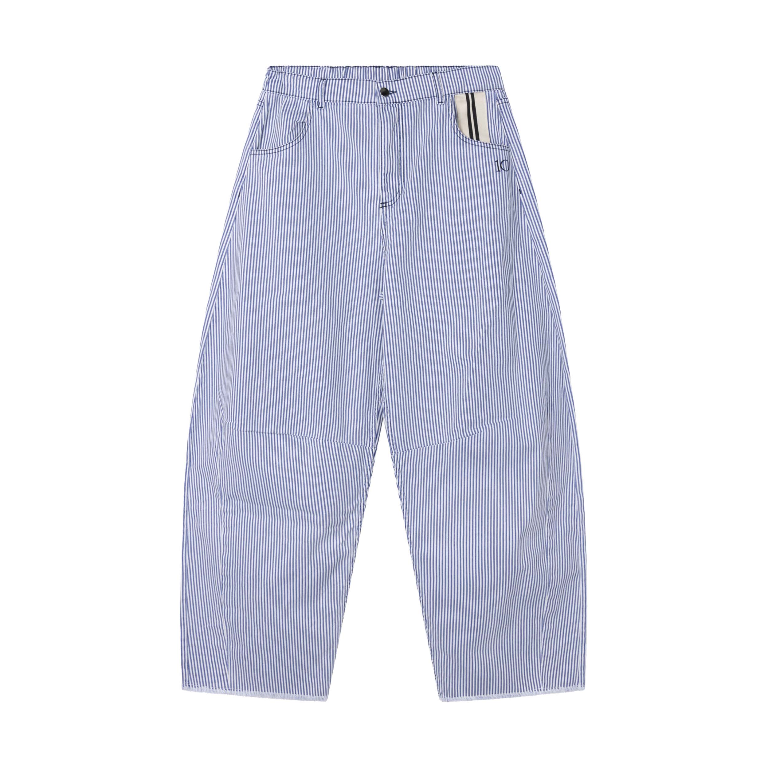 10DAYS 20-061-6201 Broek Western Stripes White/Blue