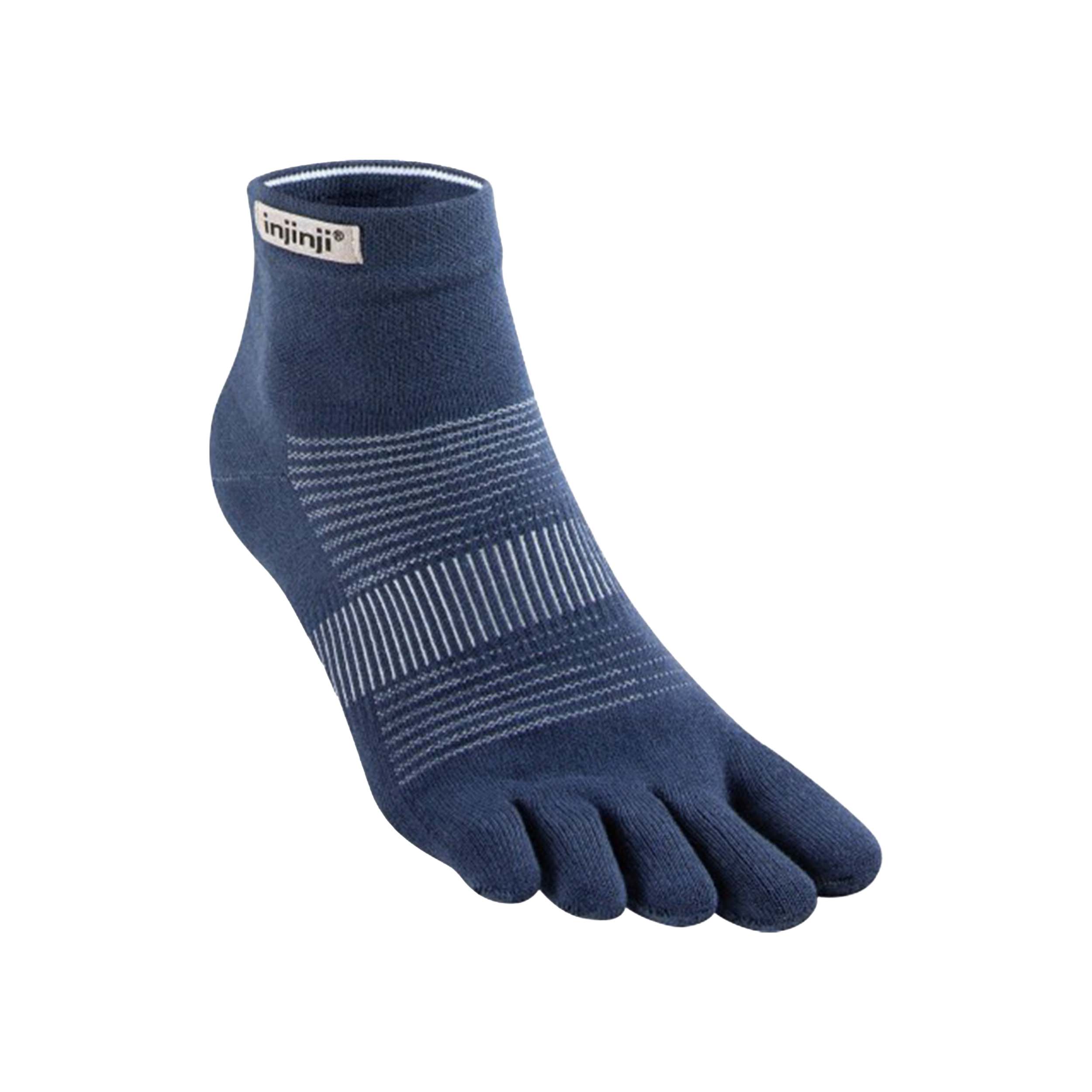 Injinji 281130 Teensokken Run Lightweight Mini-Crew Navy