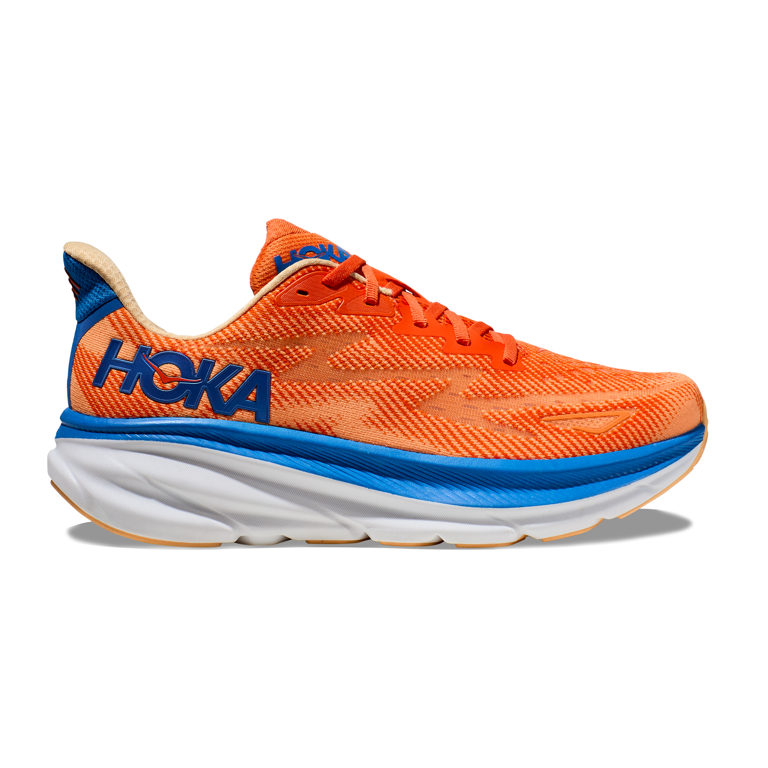 Hoka 1127895 Clifton 9 Men Vibrant Orange/Impala