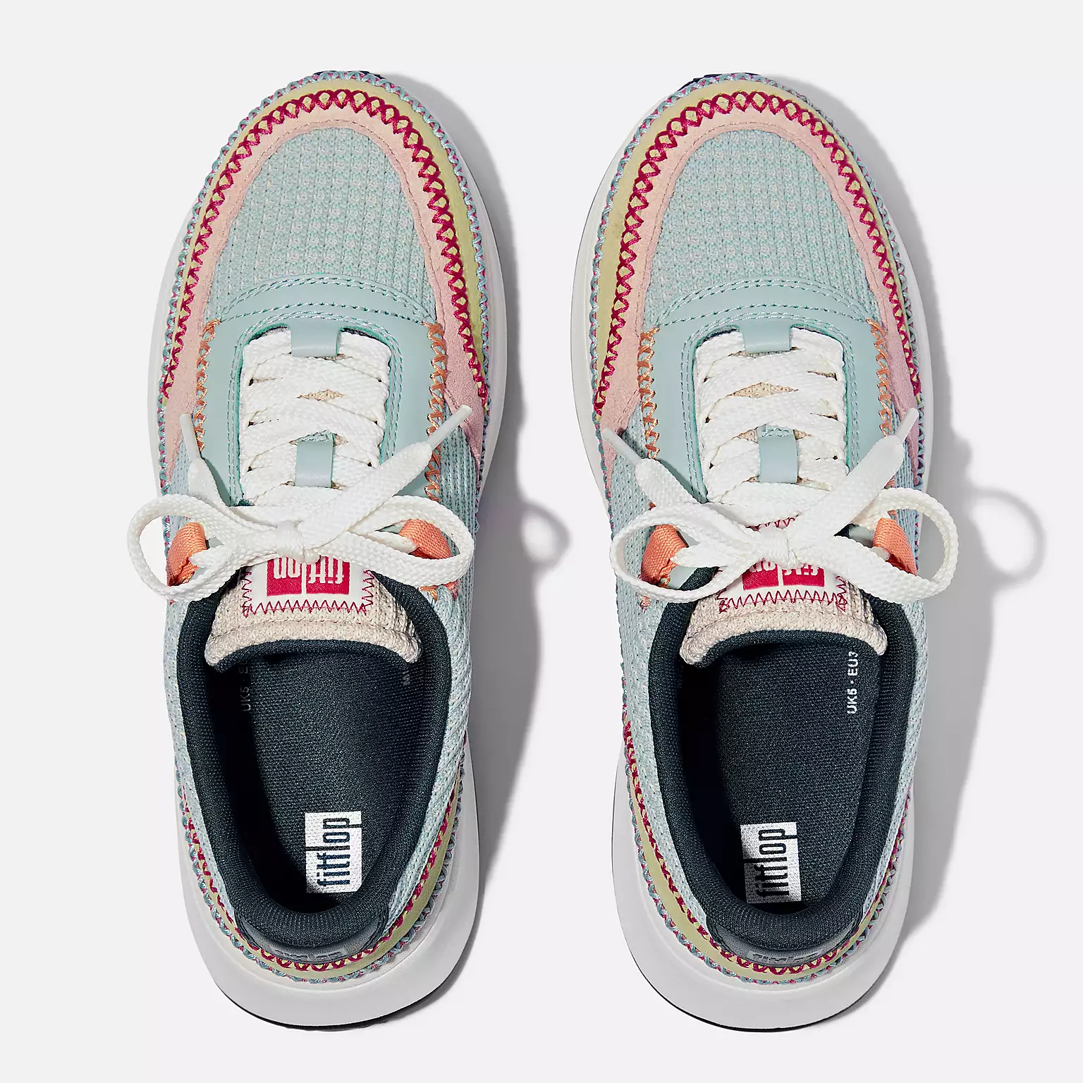 FitFlop IA3 Sneaker F-Mode Cross Stitch Tutti Frutti Mix