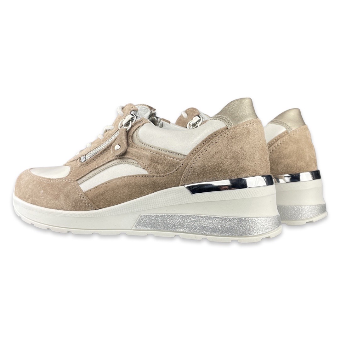 Waldlaufer 939011 Sneaker Clara Nougat/Offwhite H