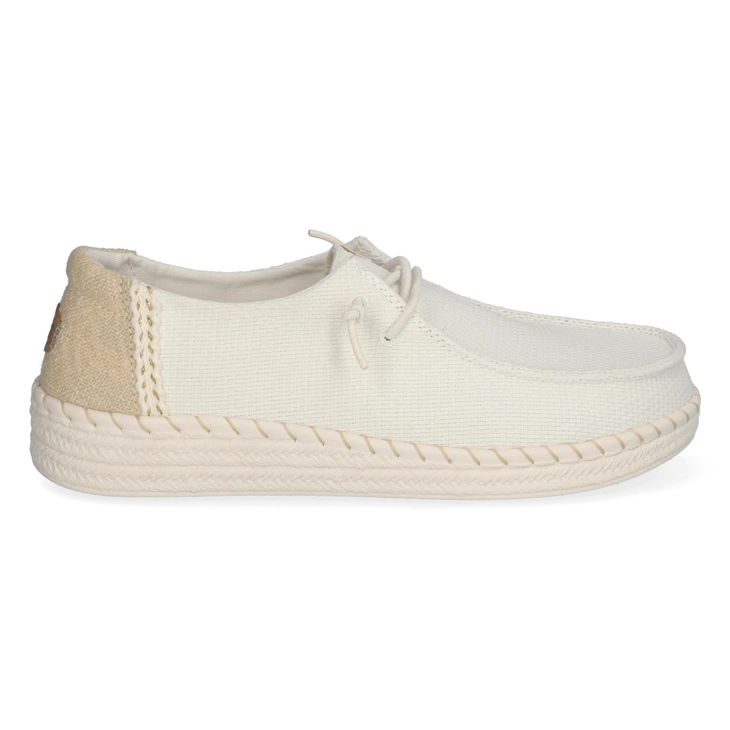HEYDUDE HD43681 Instapper Wendy Espadrille Woven White